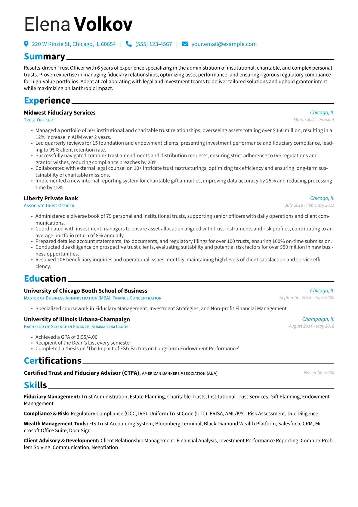 Trust Officer version - Page 1