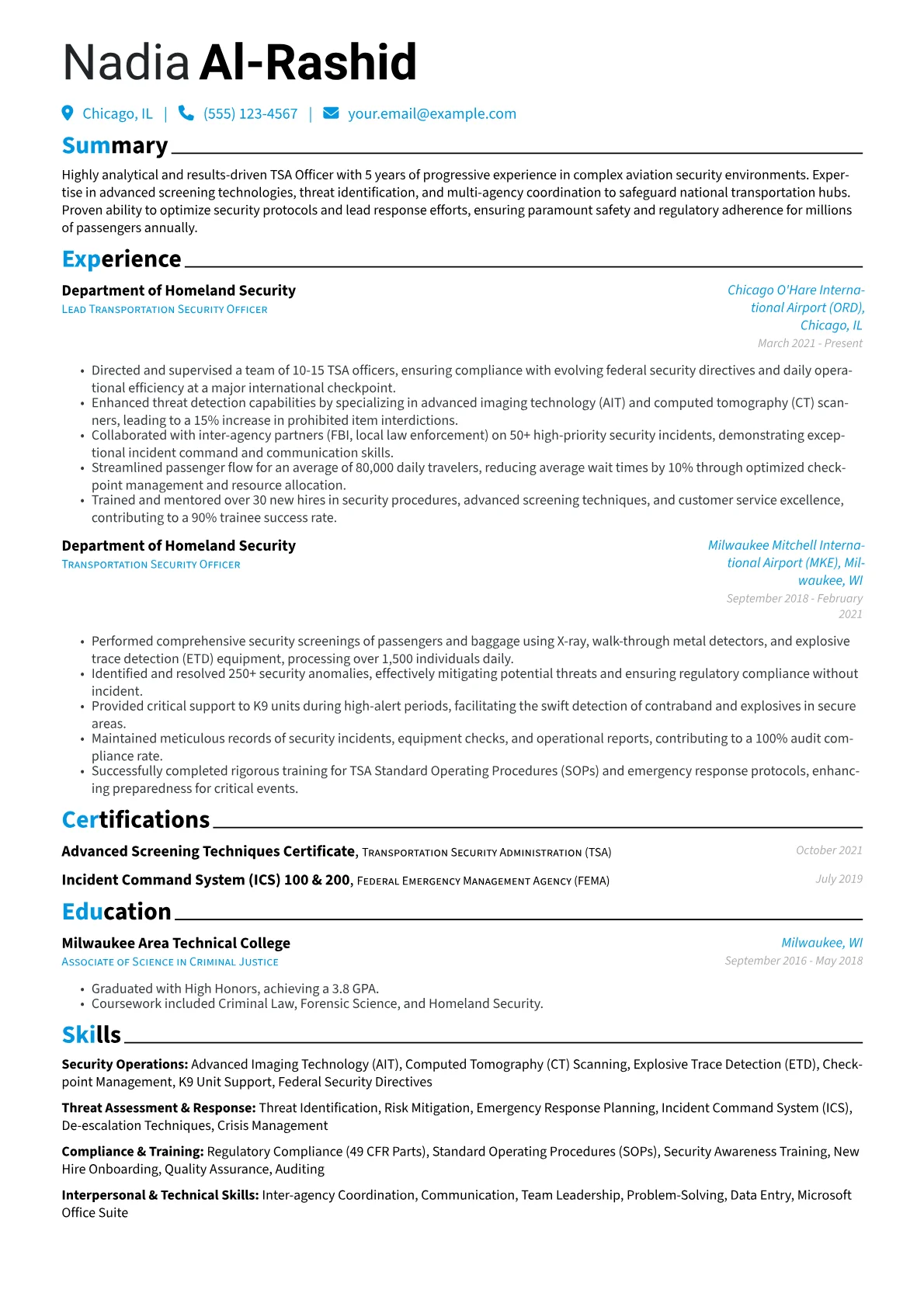 TSA Officer - Advanced version - Page 1