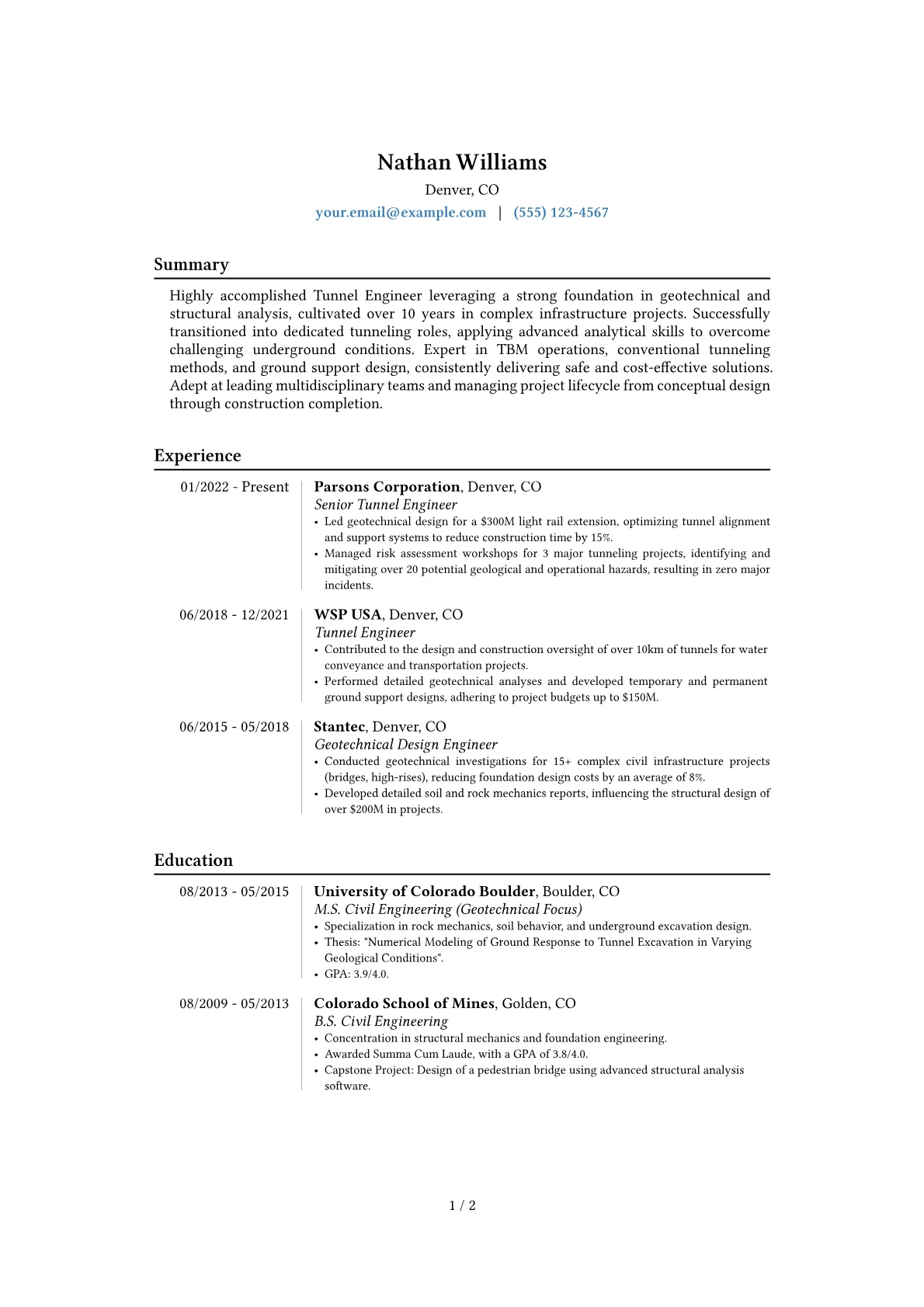 Career changer version - Page 1