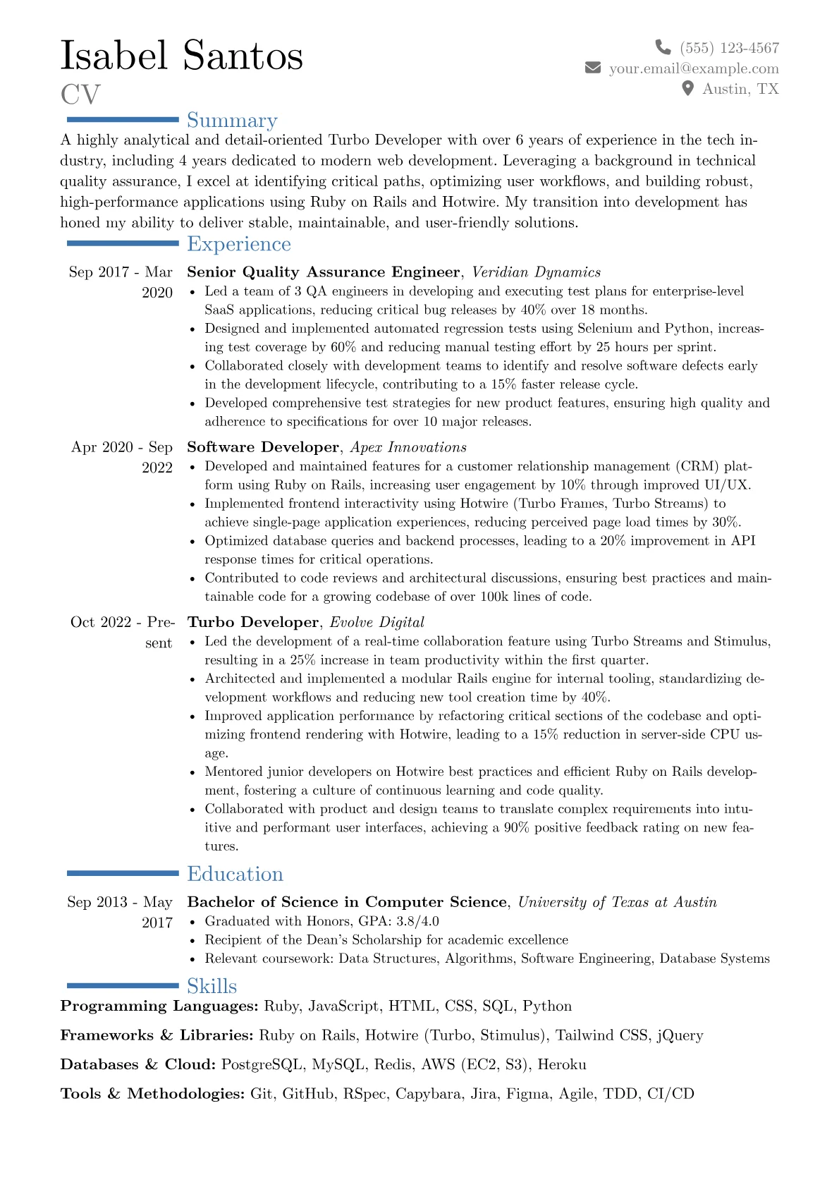 Career changer version - Page 1