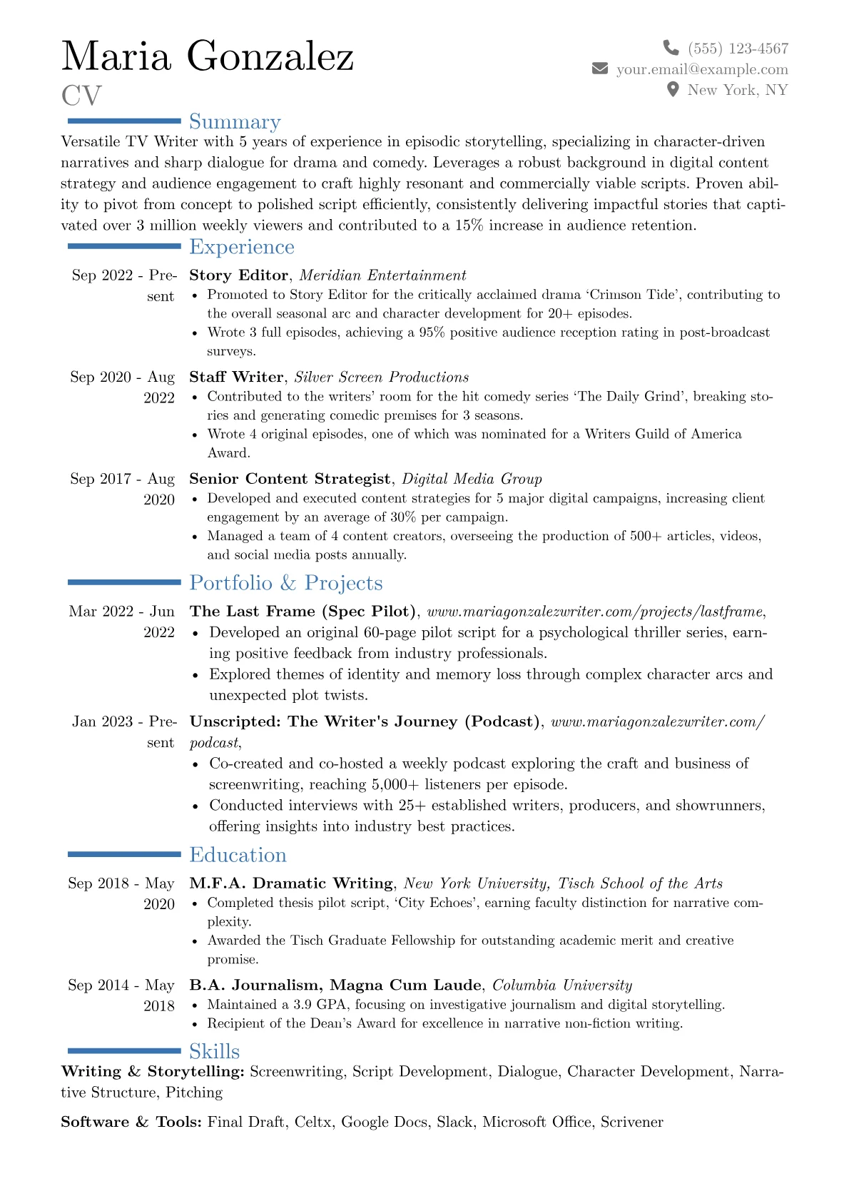 Career changer version - Page 1