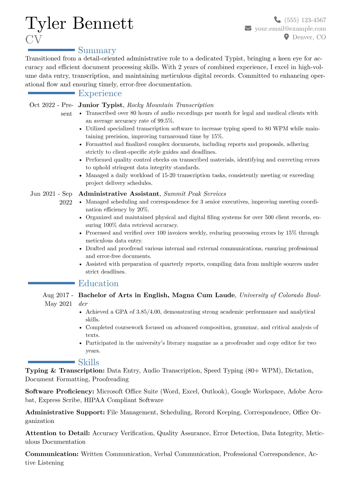 Career changer version - Page 1