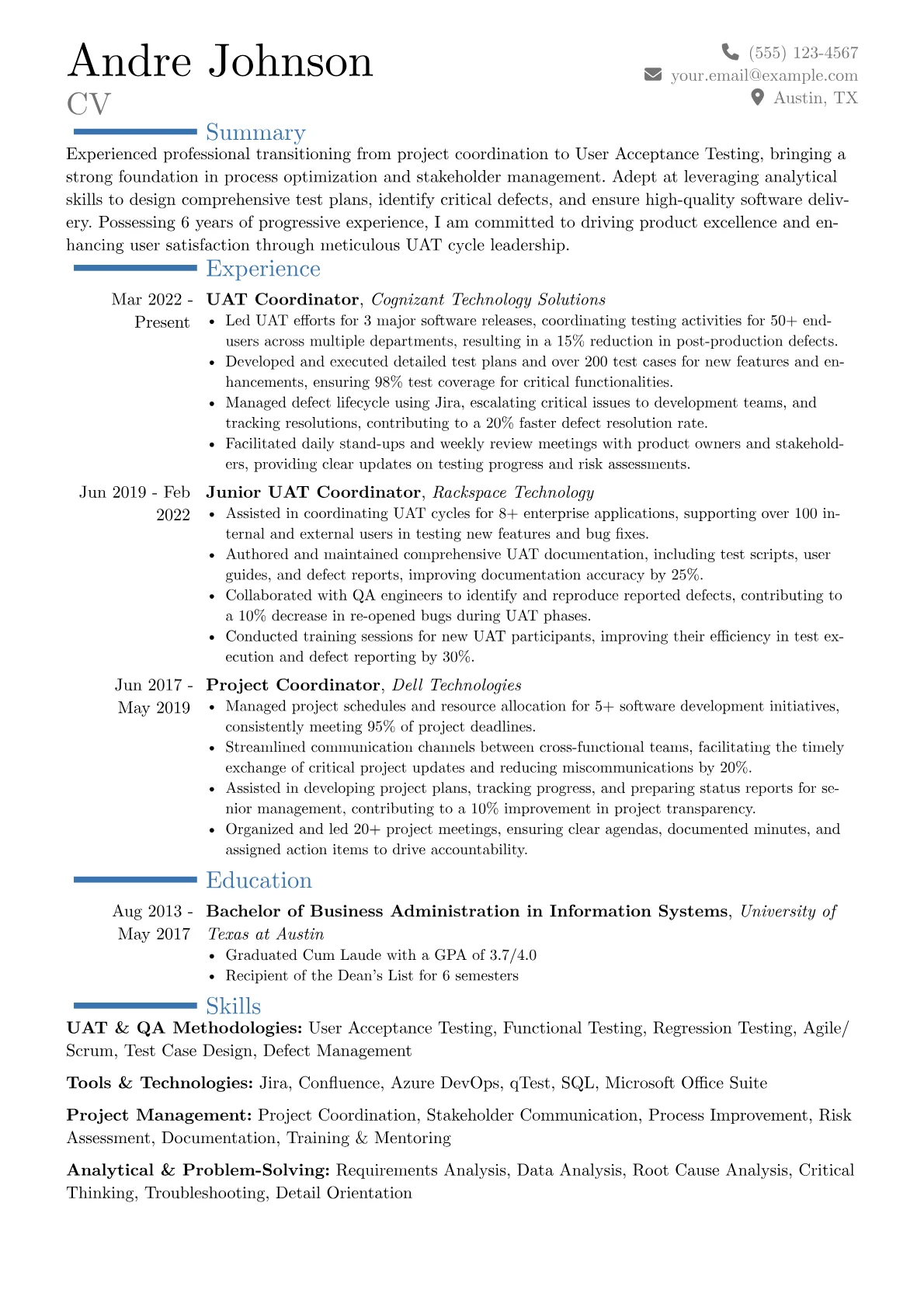 Career changer version - Page 1