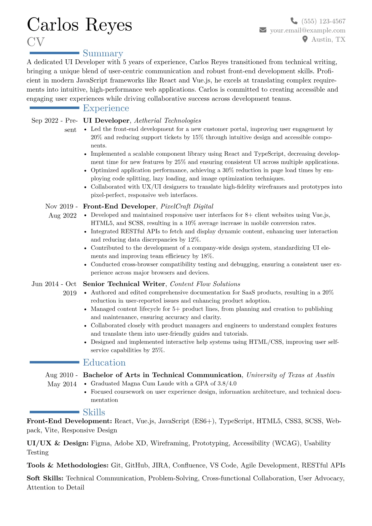 Career changer version - Page 1