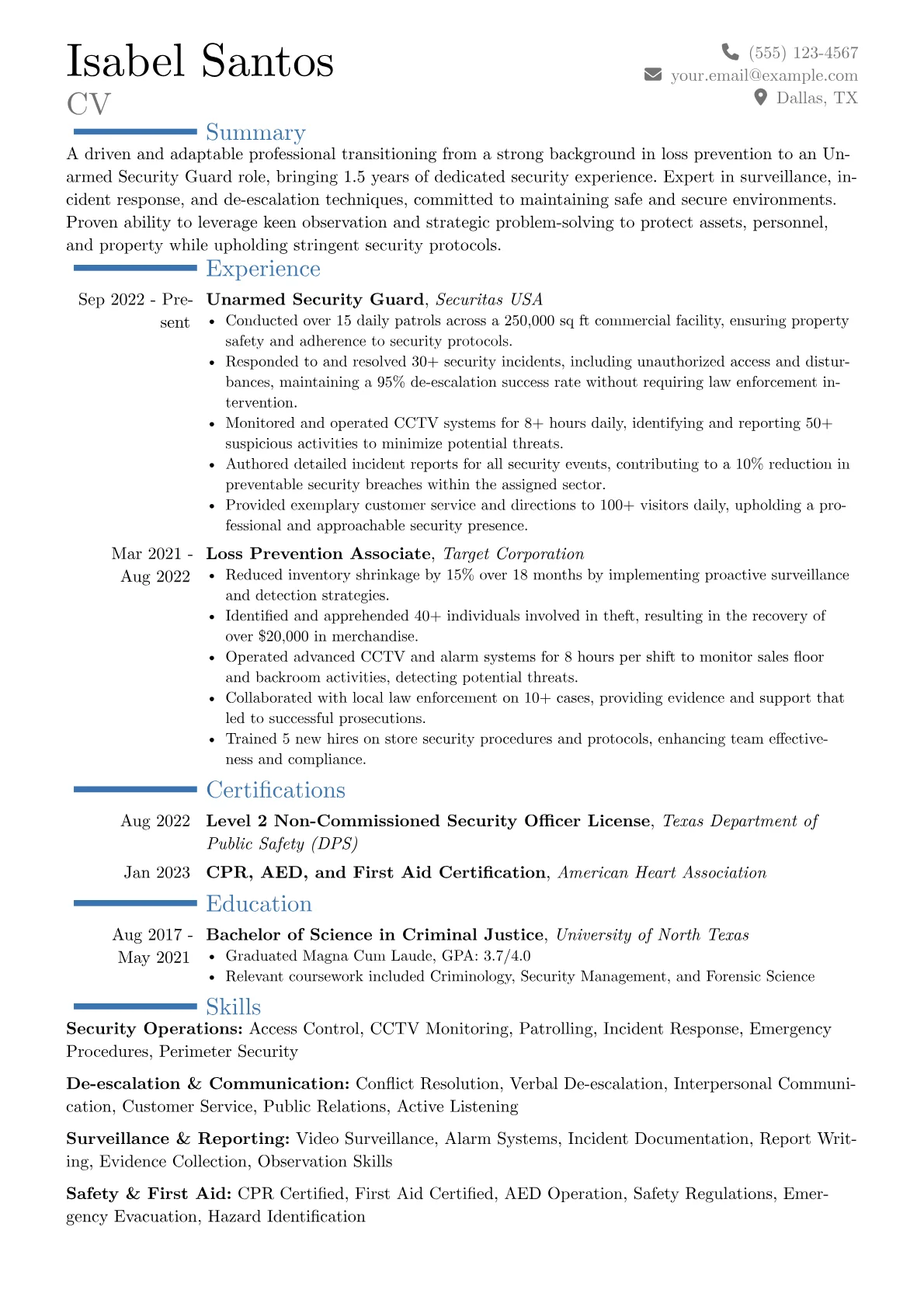 Career changer version - Page 1
