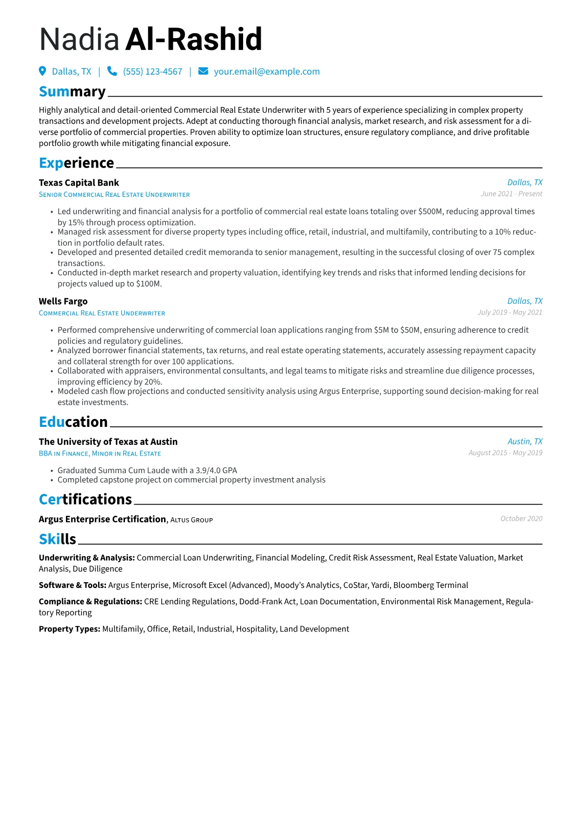Commercial Real Estate version - Page 1