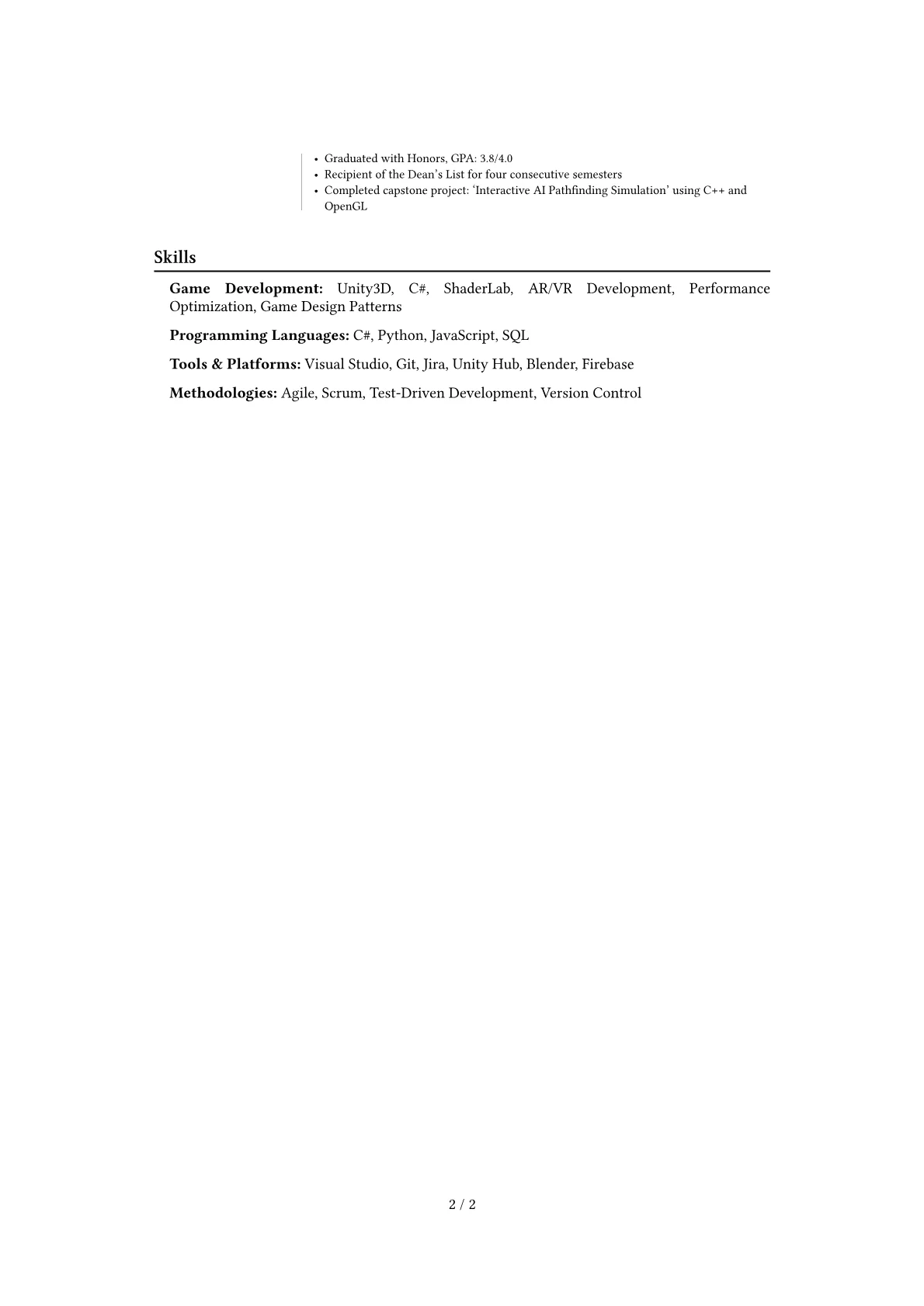 Career changer version - Page 2