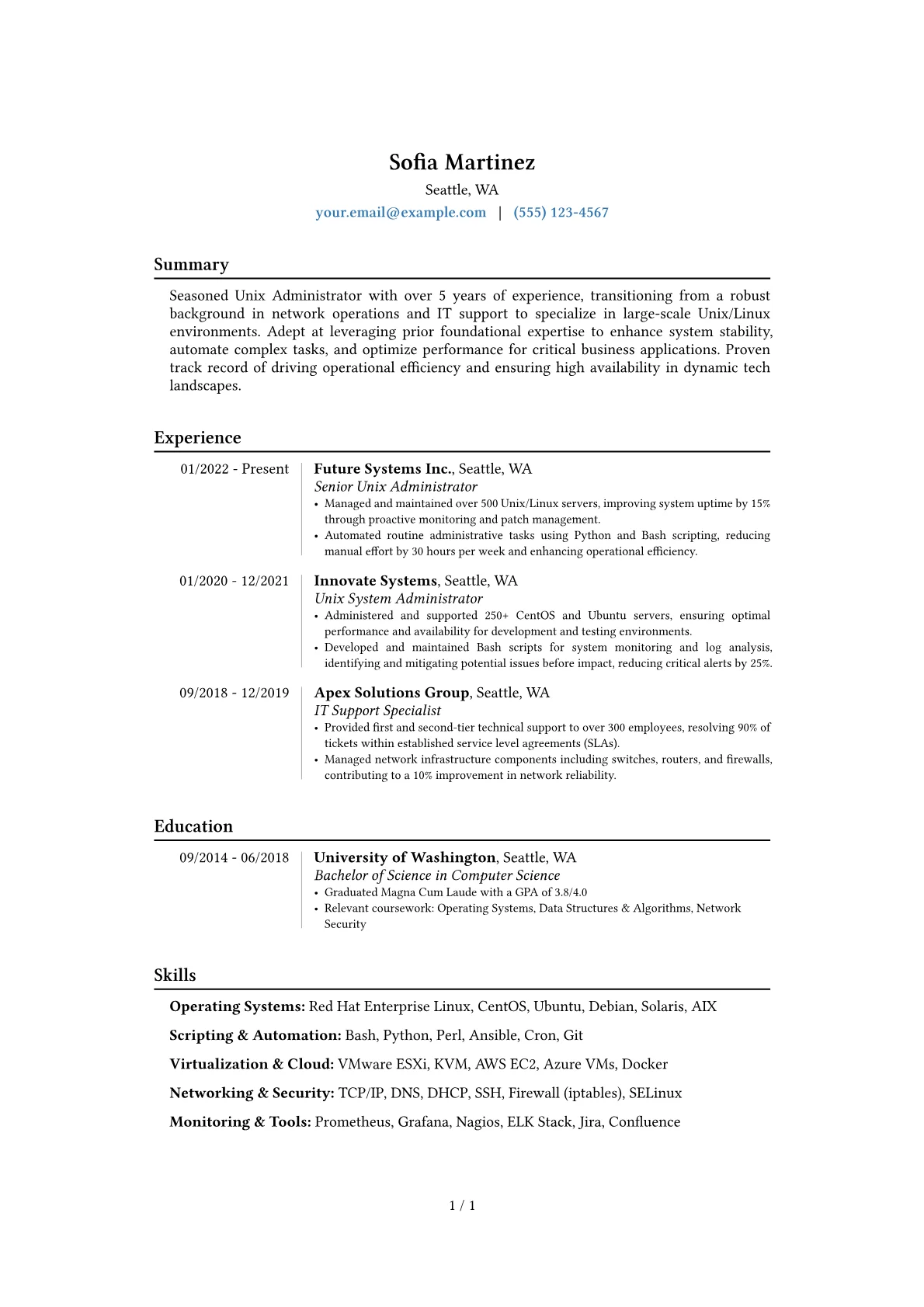 Career changer version - Page 1