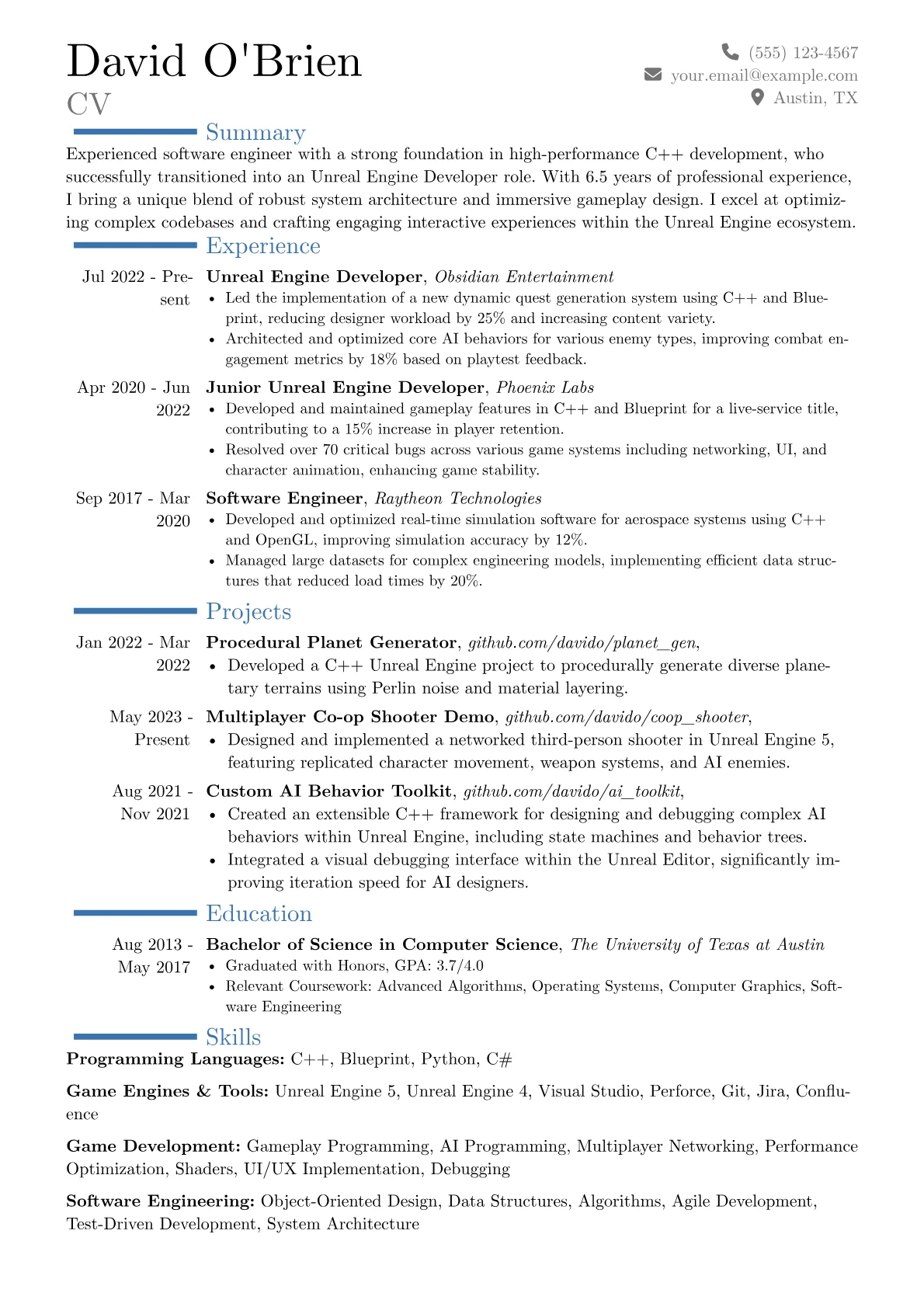 Career changer version - Page 1