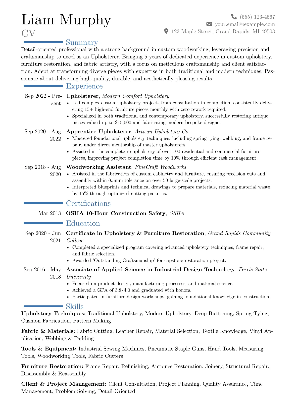 Career changer version - Page 1
