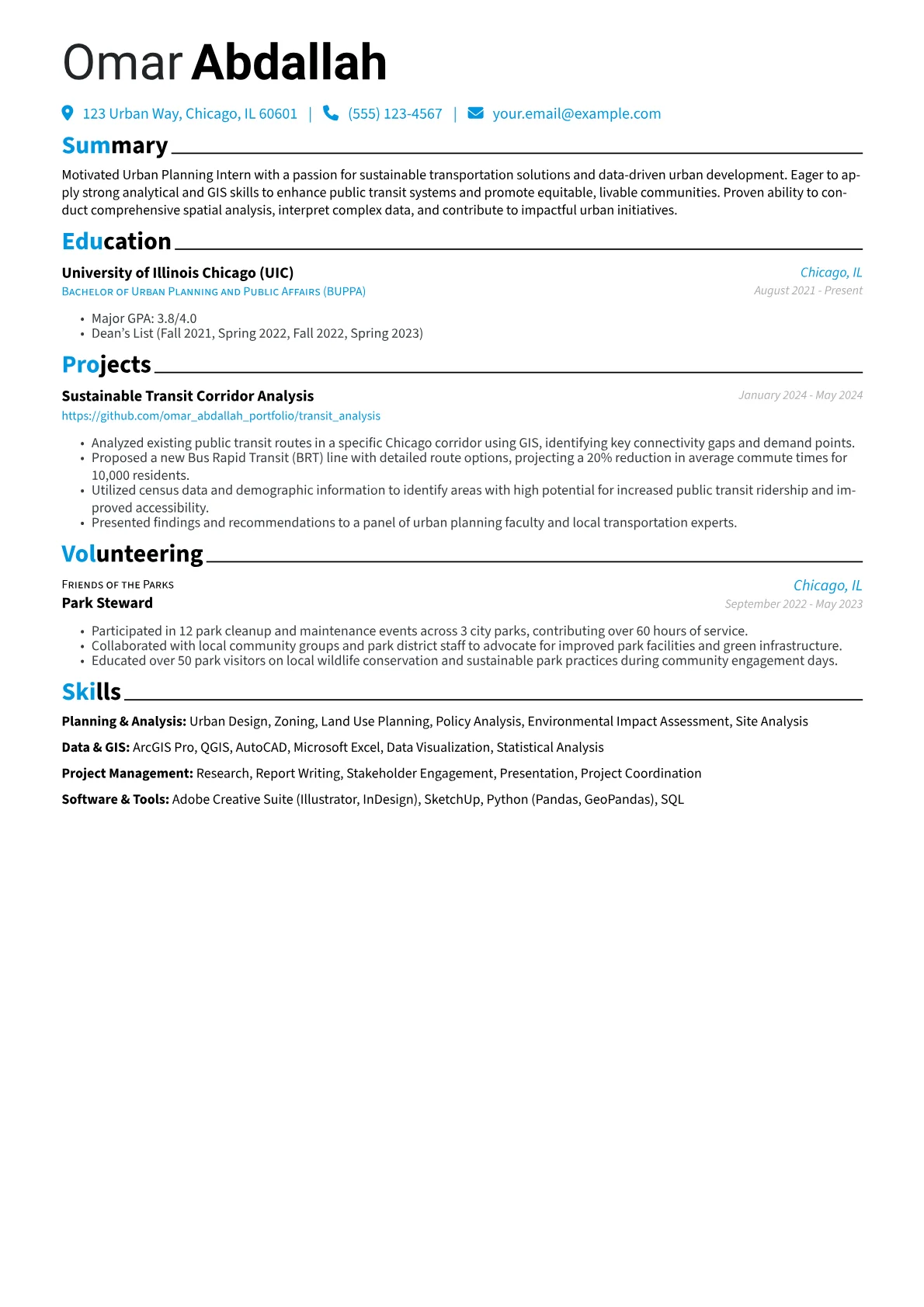 Urban Planning Intern version - Page 1