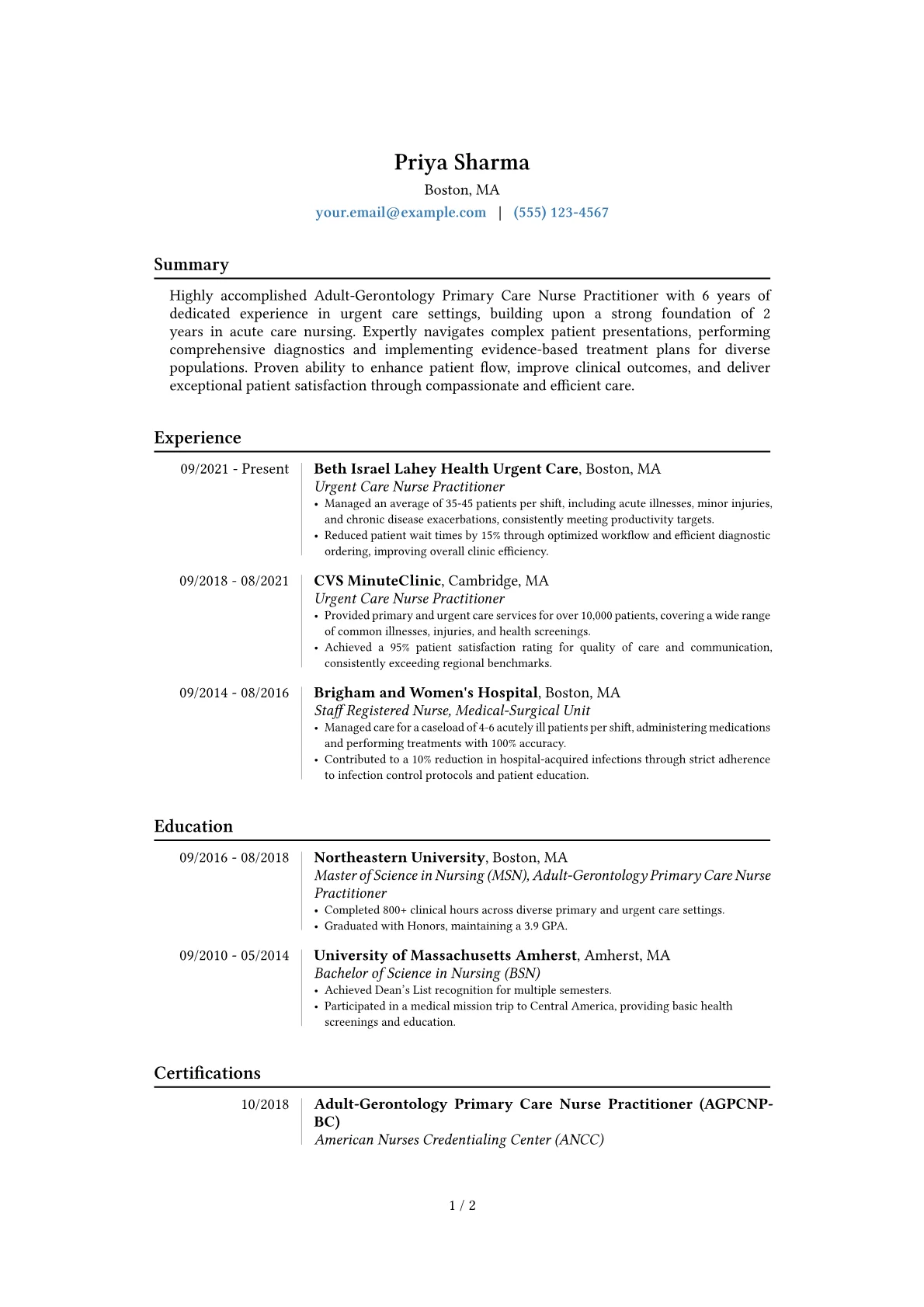 Career changer version - Page 1