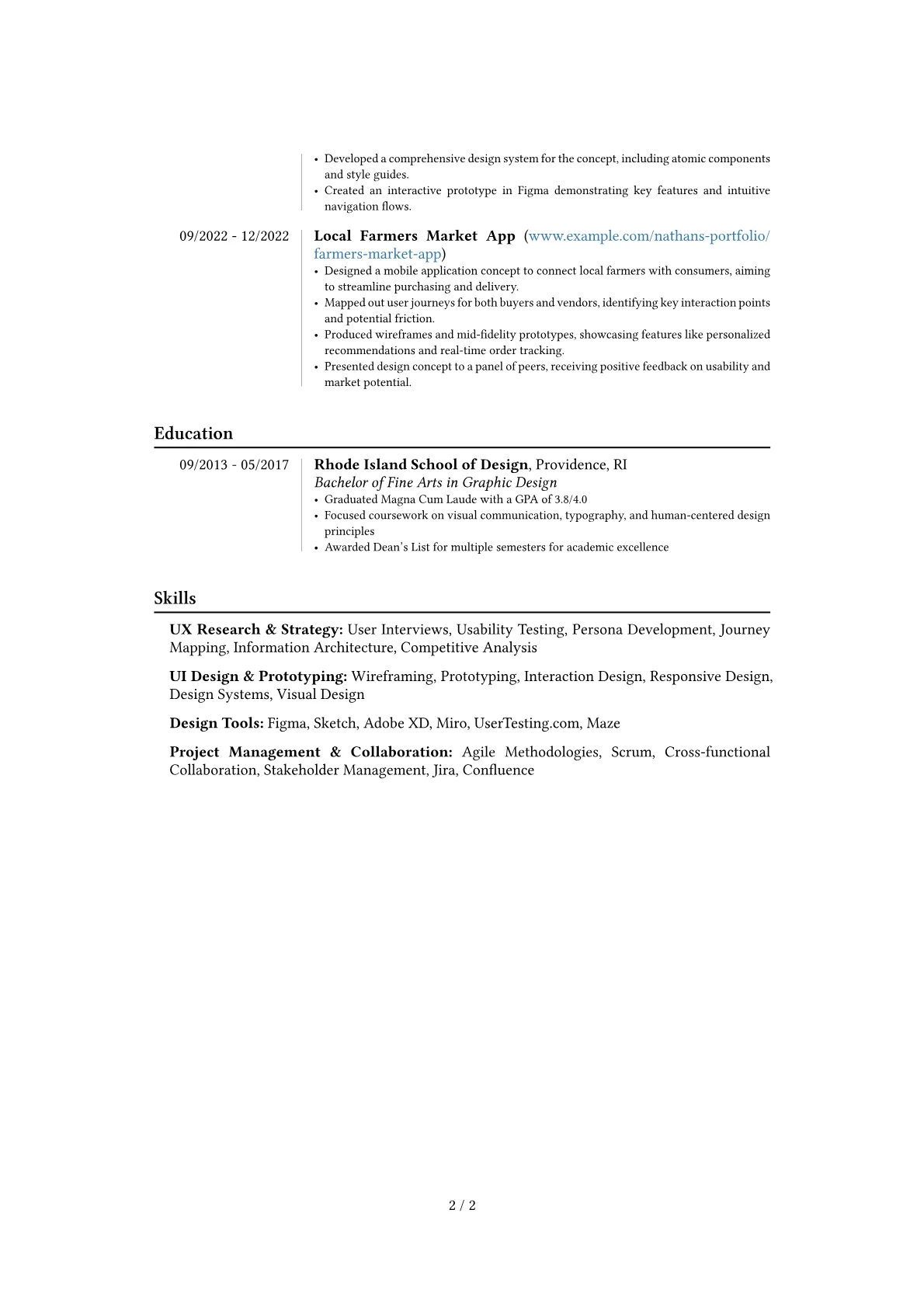 Career changer version - Page 2