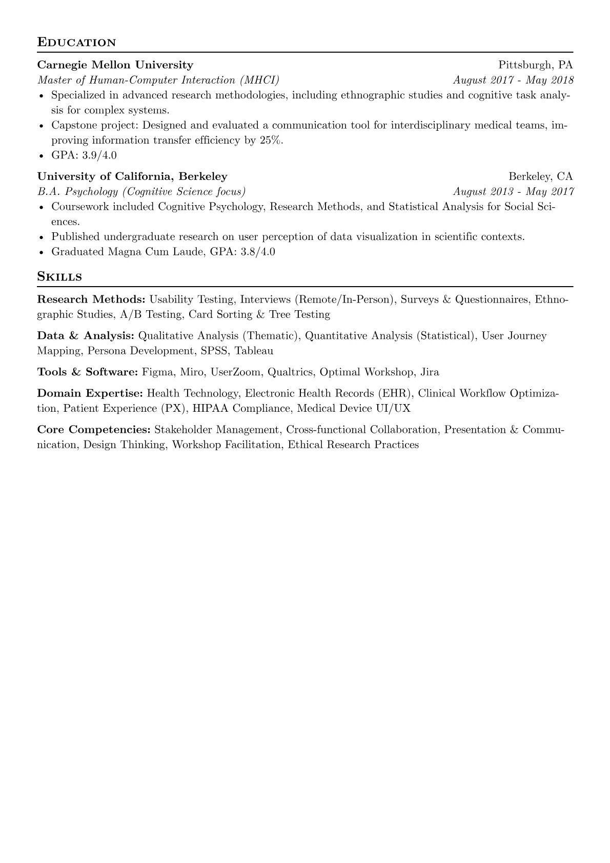 Healthcare Tech UX version - Page 2