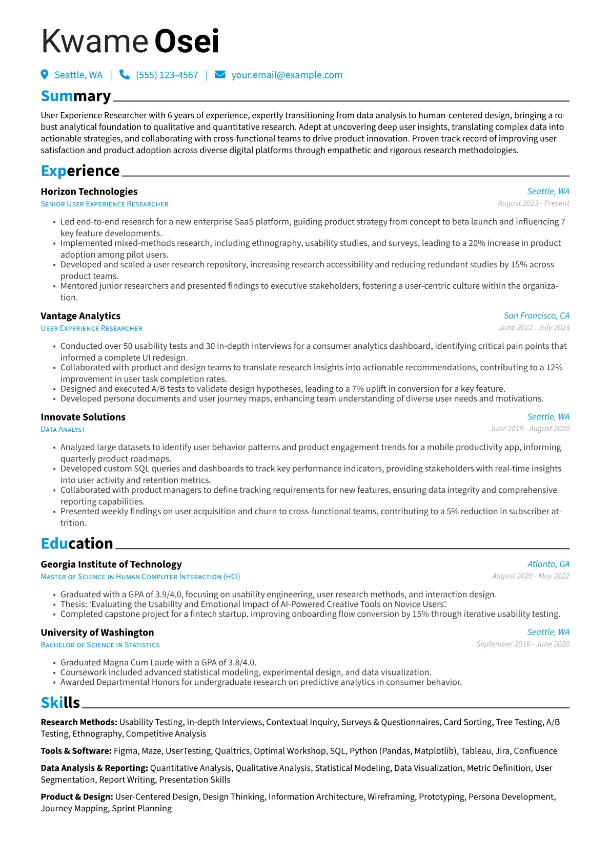 Career changer version - Page 1