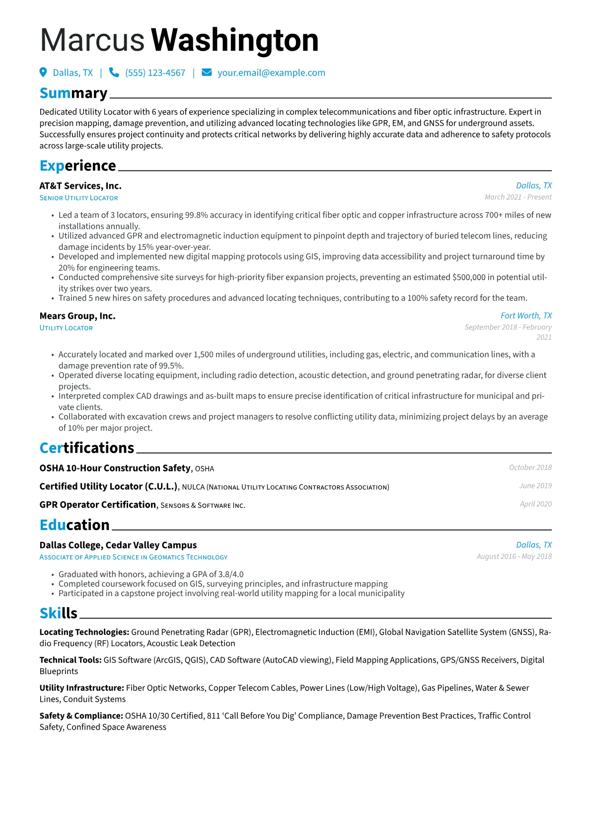 Locating Technologies version - Page 1