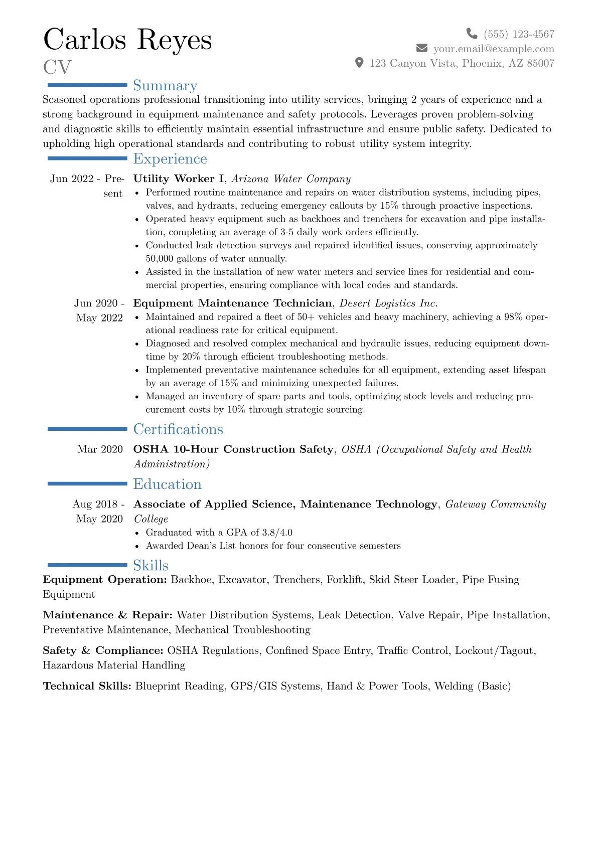 Career changer version - Page 1