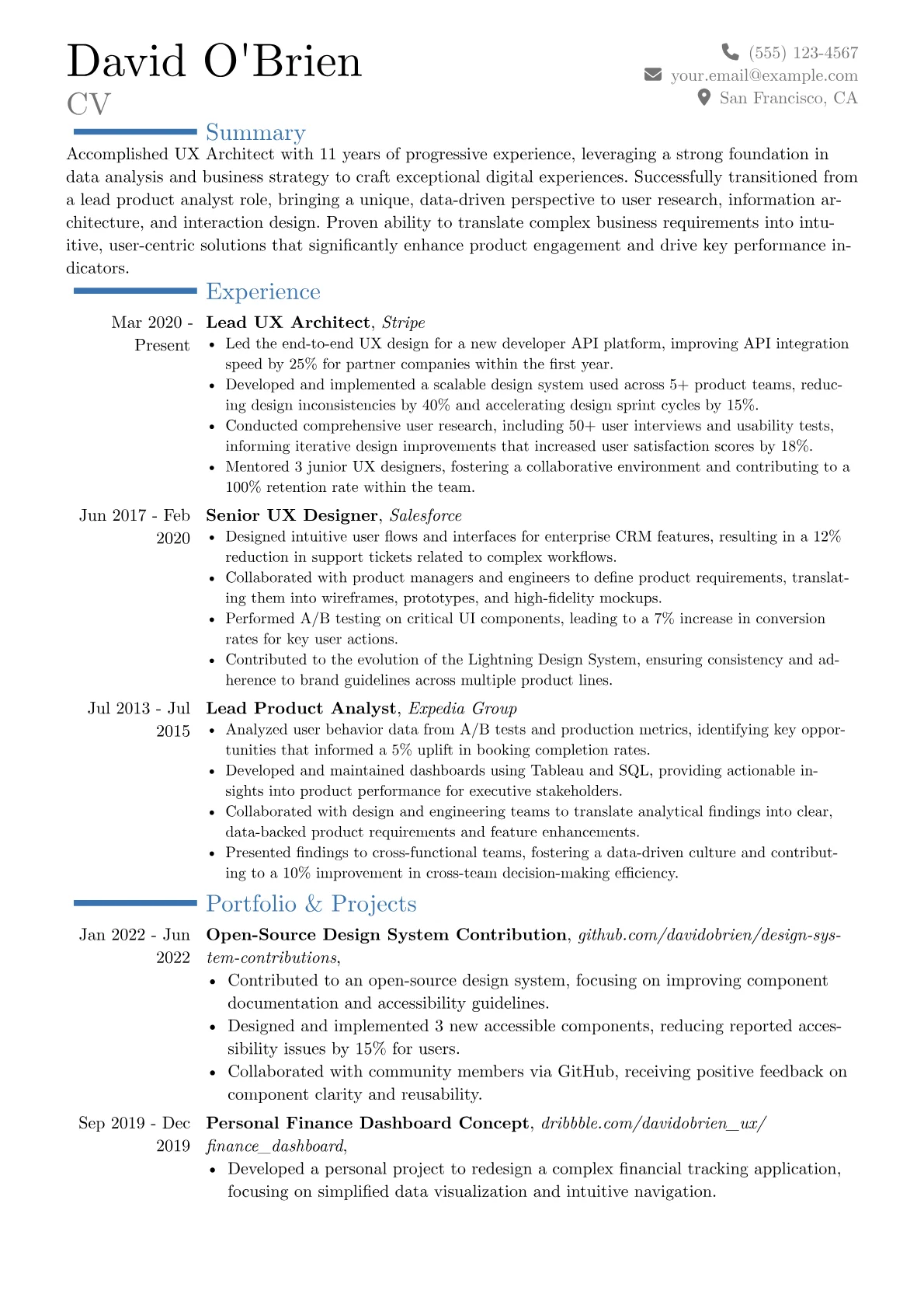 Career changer version - Page 1