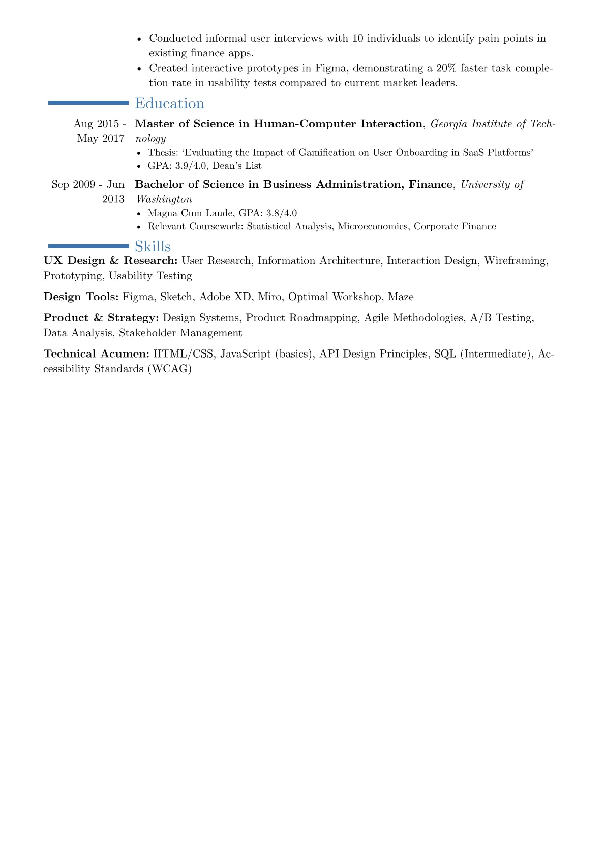 Career changer version - Page 2