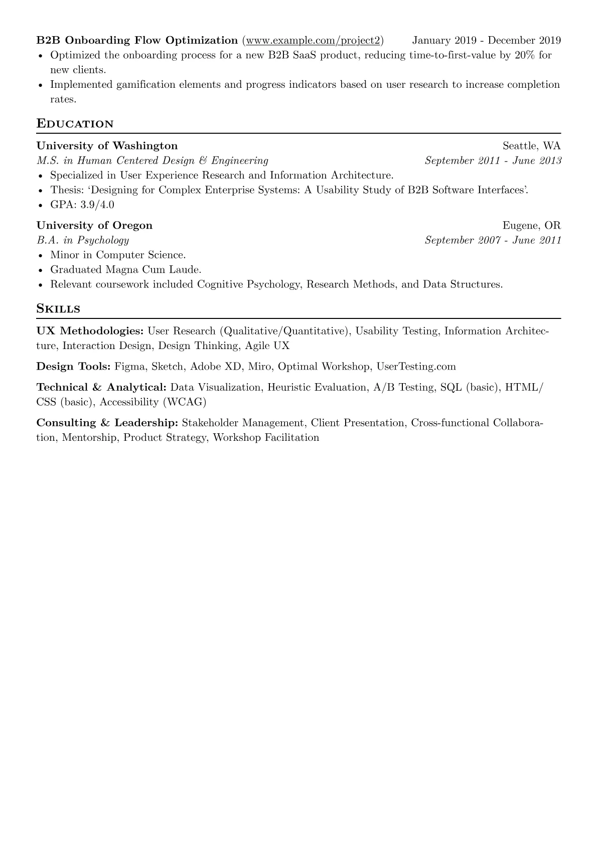 UX Consultant version - Page 2
