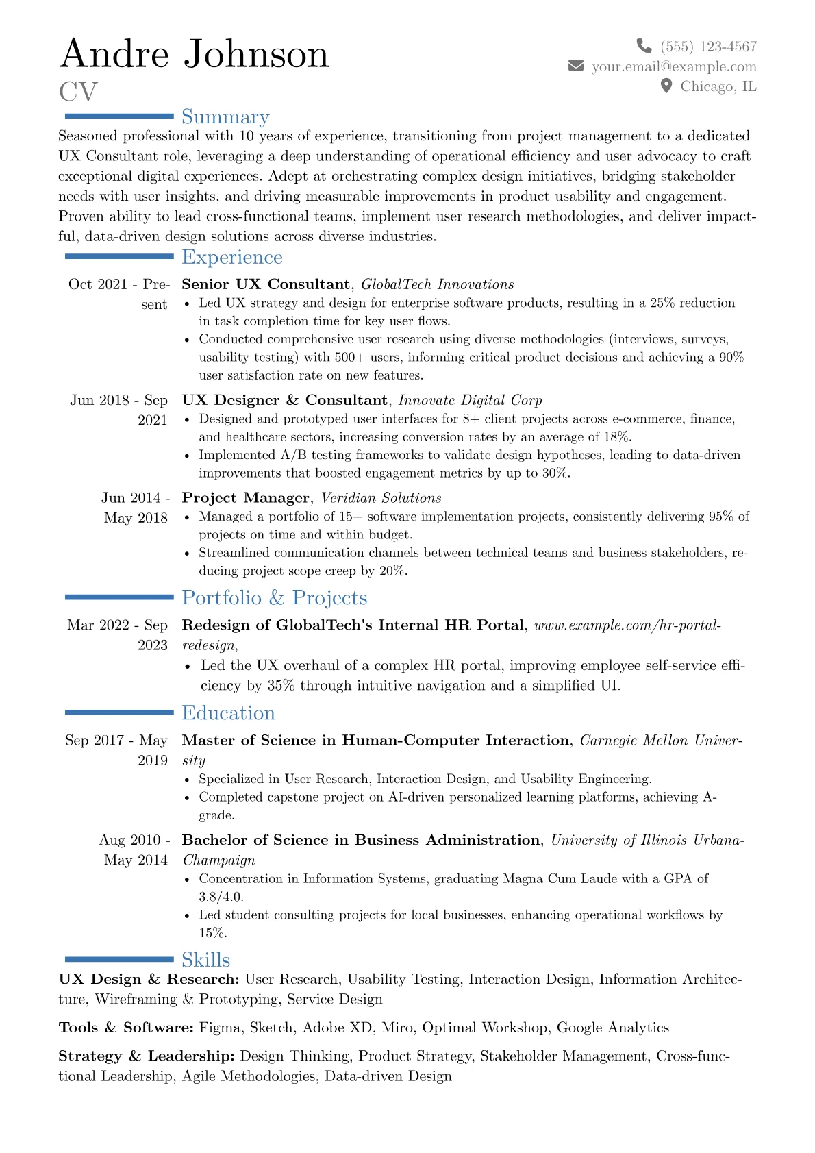 Career changer version - Page 1