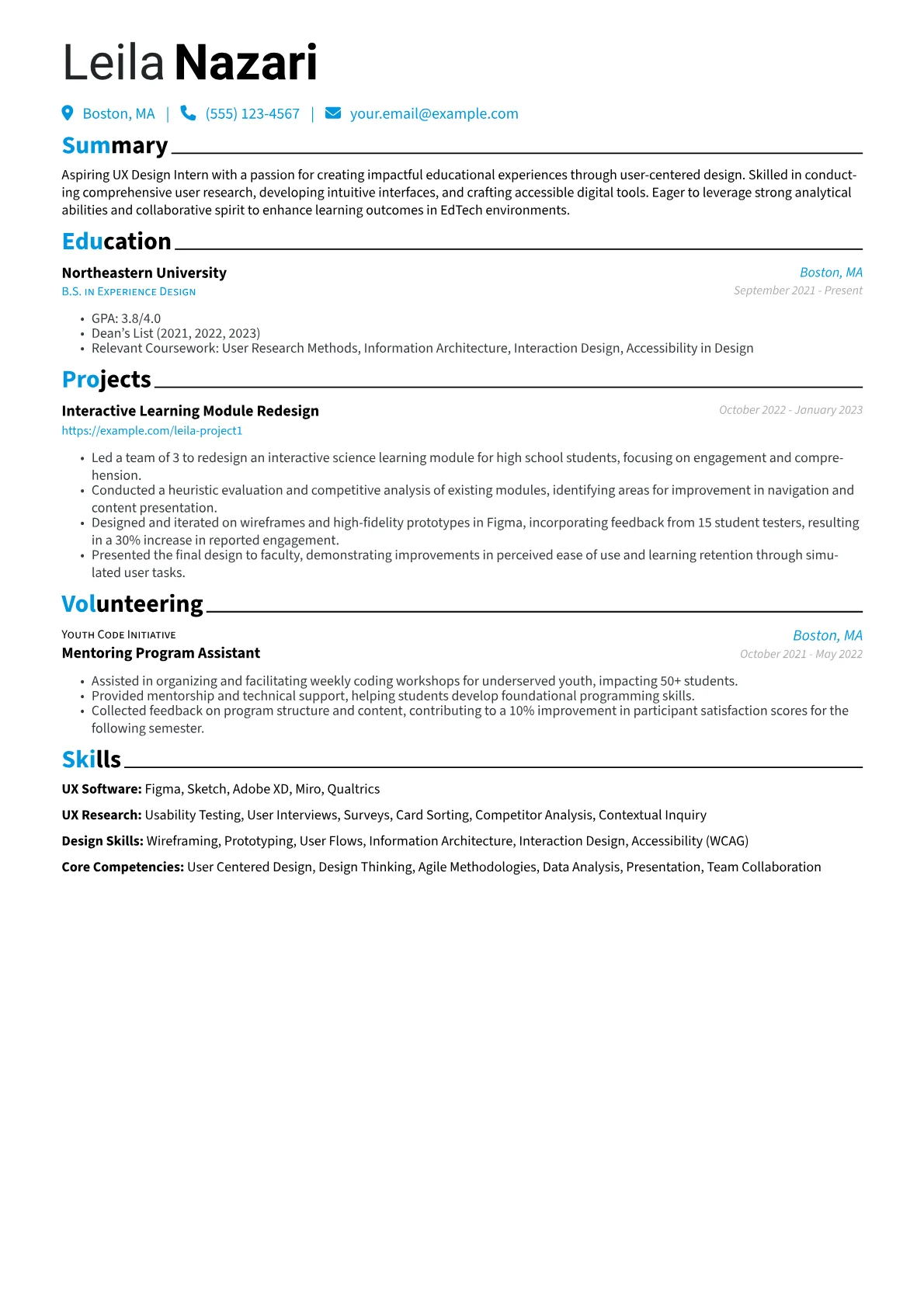 UX Software version - Page 1