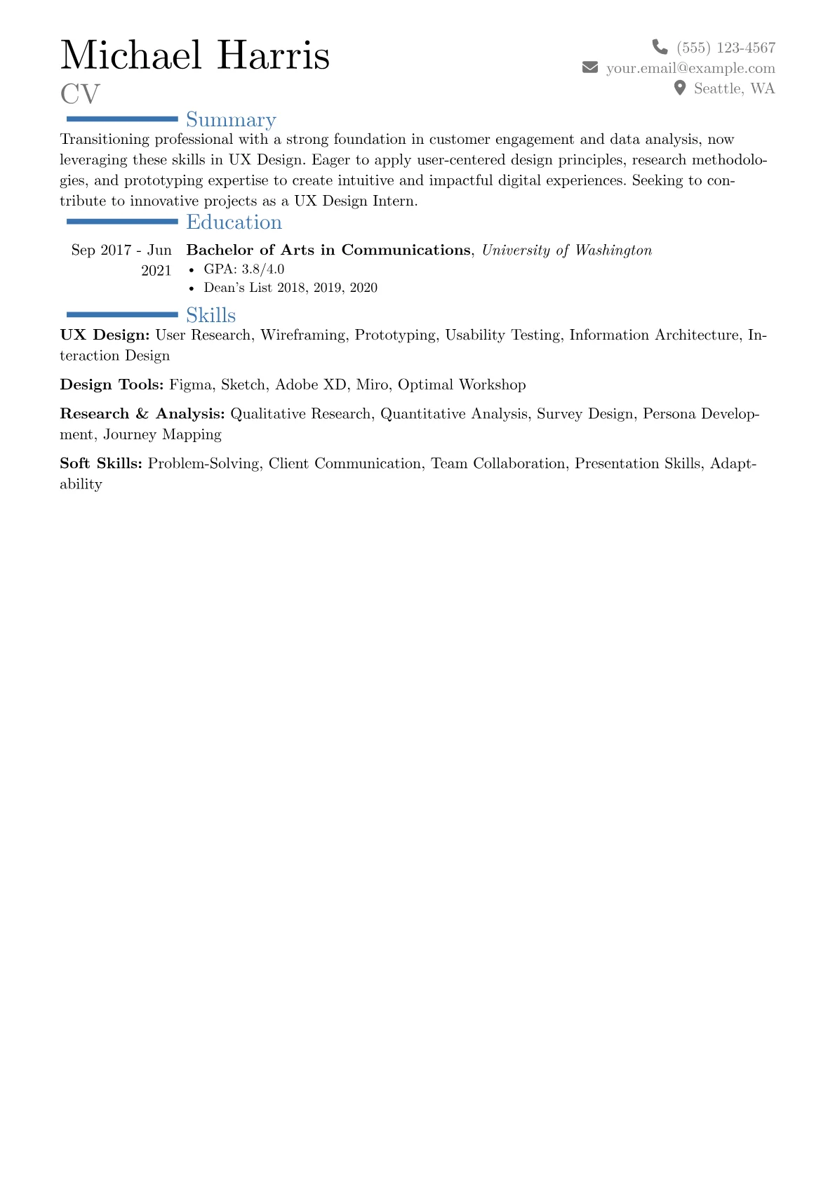 Career changer version - Page 1