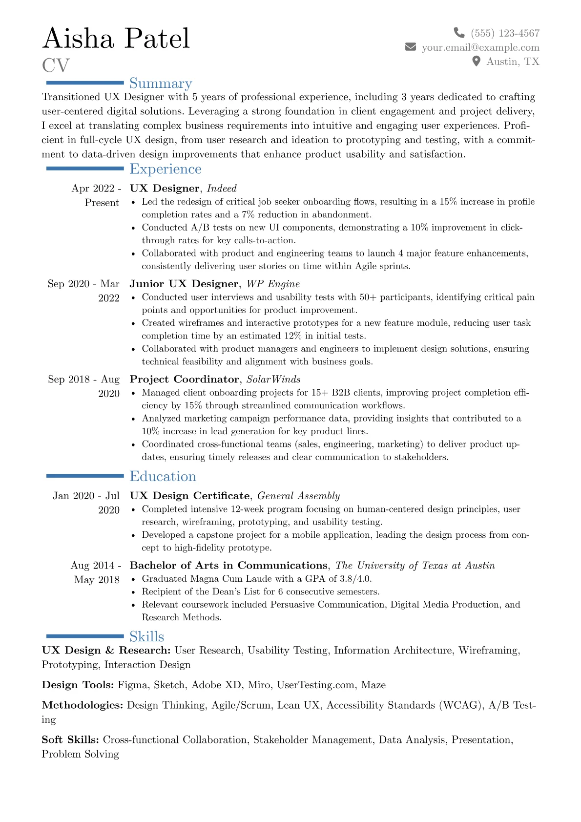 Career changer version - Page 1
