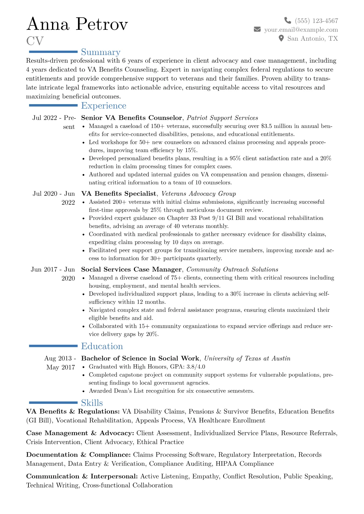 Career changer version - Page 1