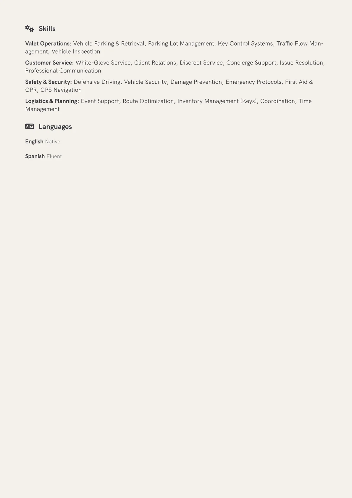 Valet Attendant version - Page 2