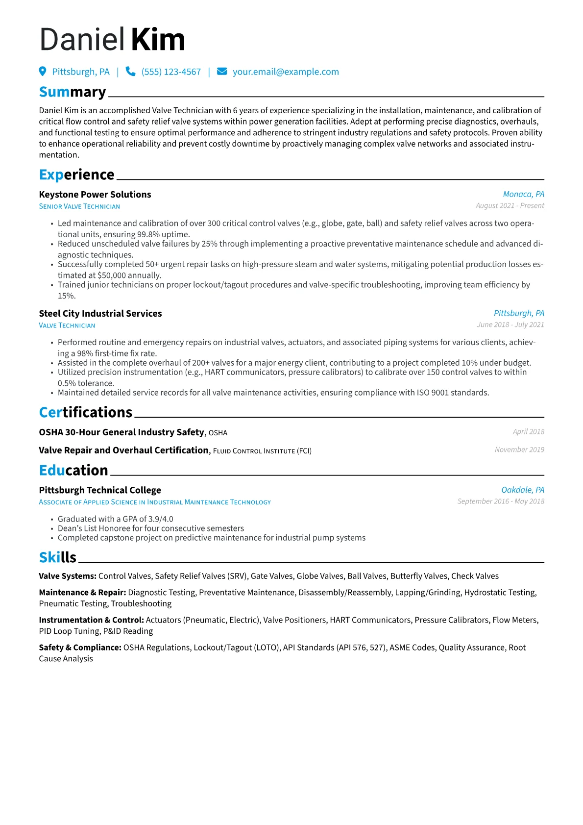 Valve Technician version - Page 1