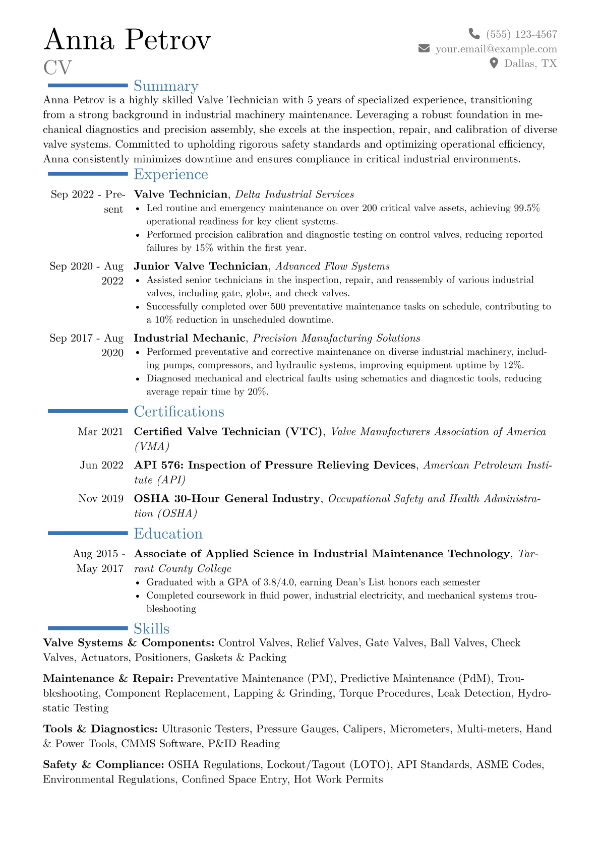 Career changer version - Page 1
