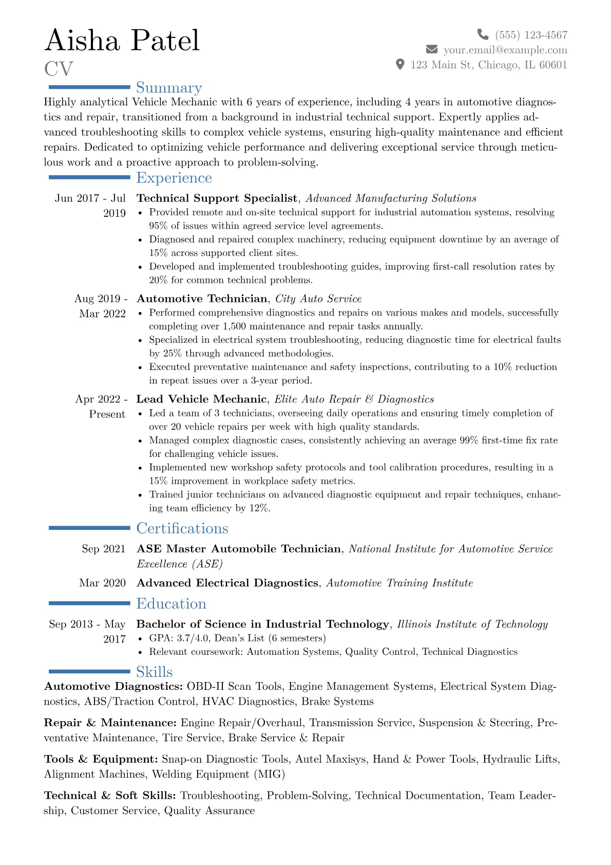 Career changer version - Page 1