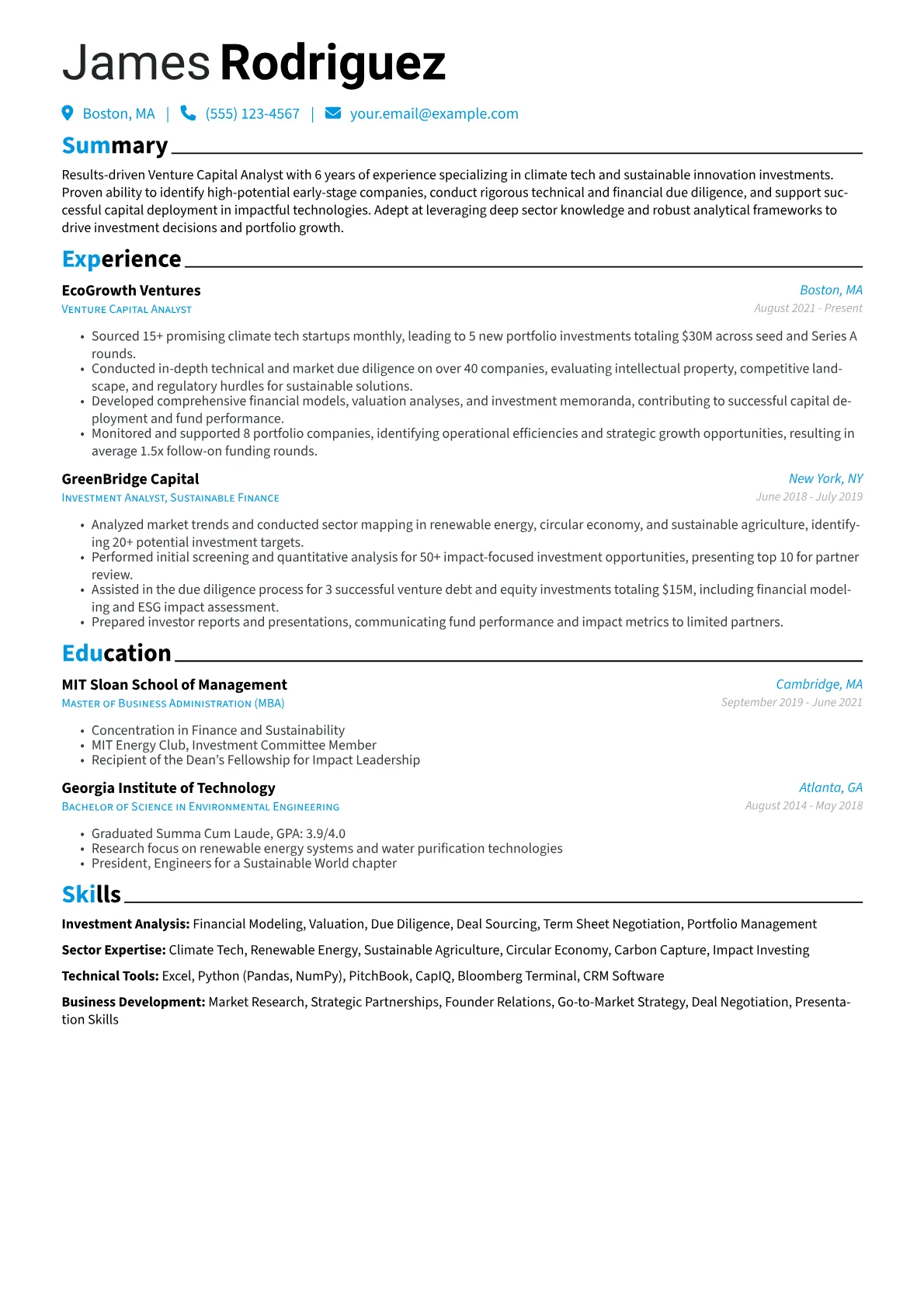 Investment Analysis version - Page 1