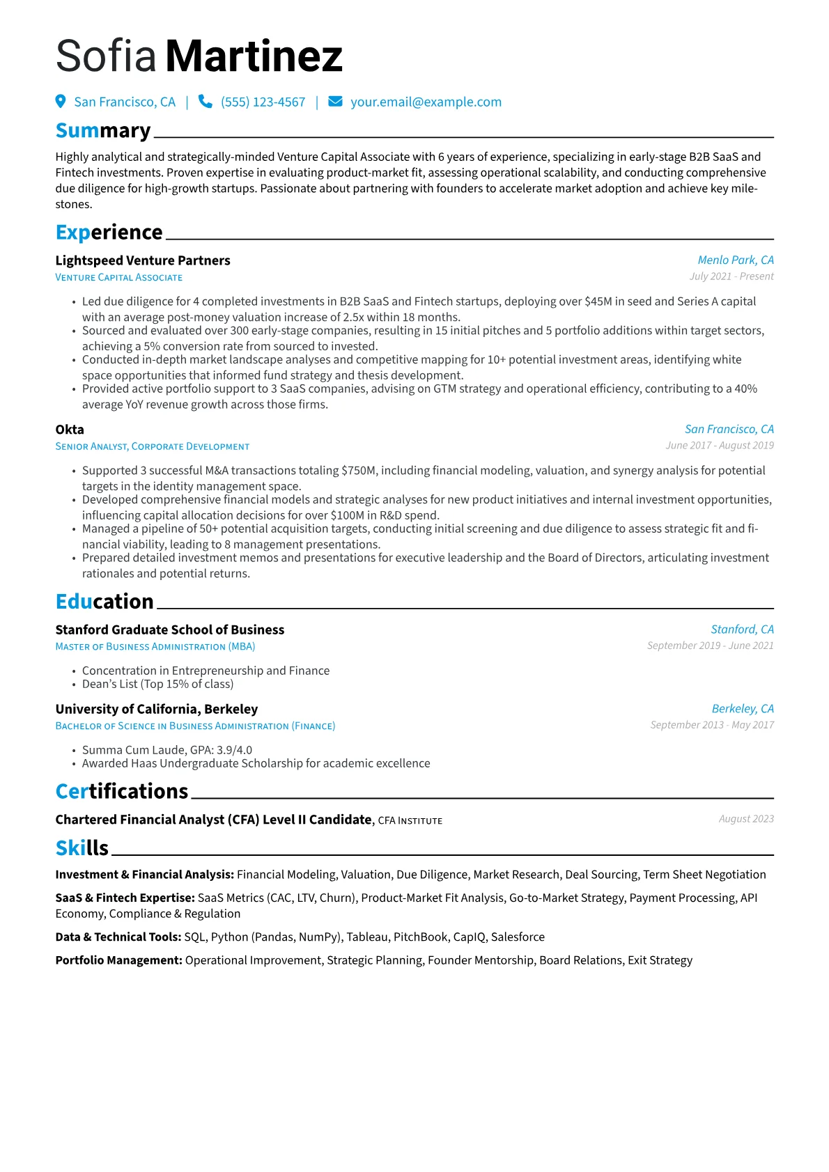 VC Associate - B2B version - Page 1