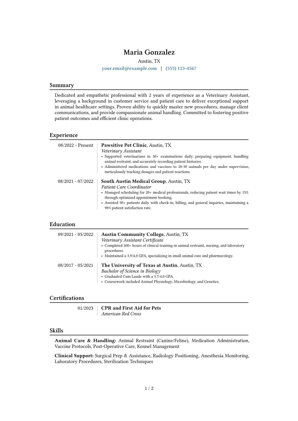 Career changer version - Page 1