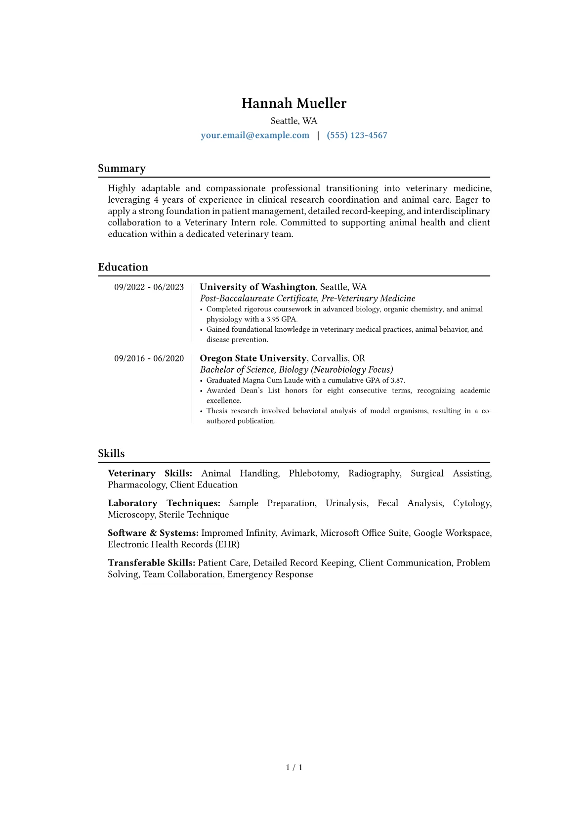 Career changer version - Page 1