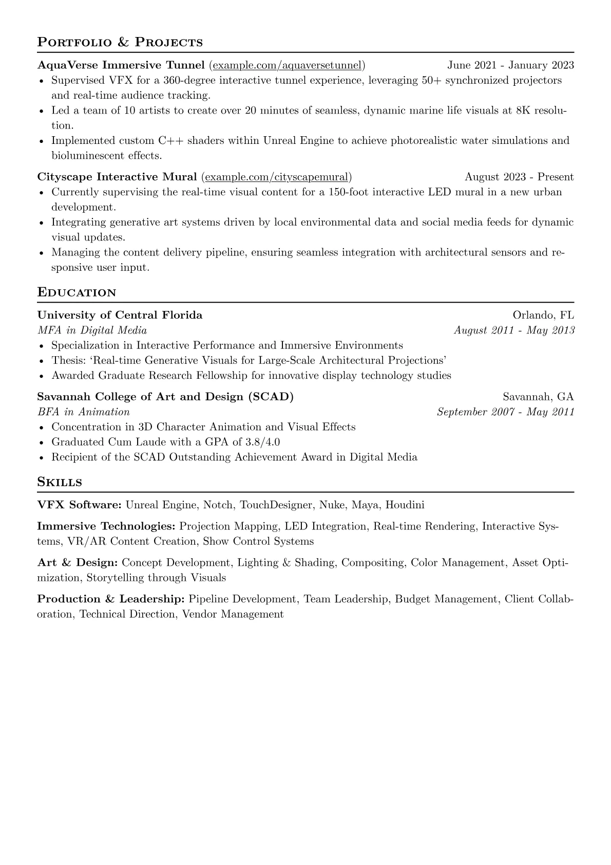 VFX Supervisor version - Page 2