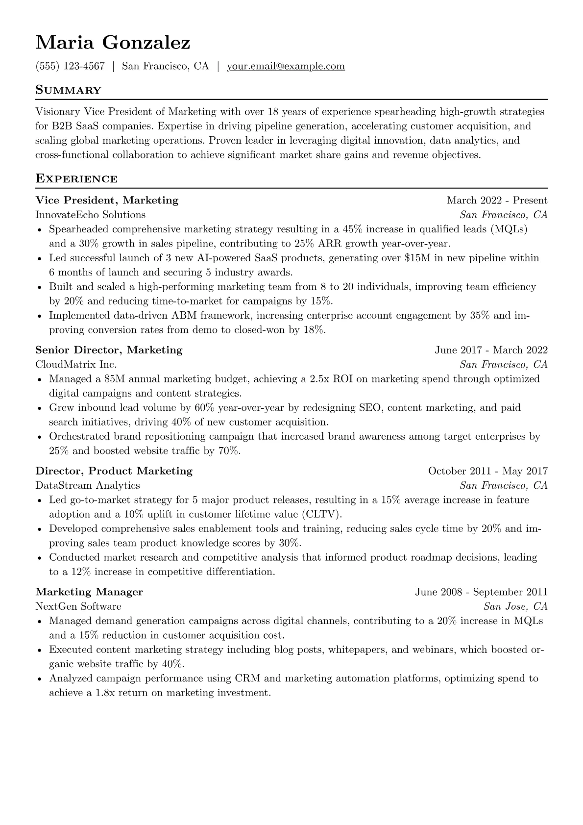 B2B SaaS Marketing version - Page 1