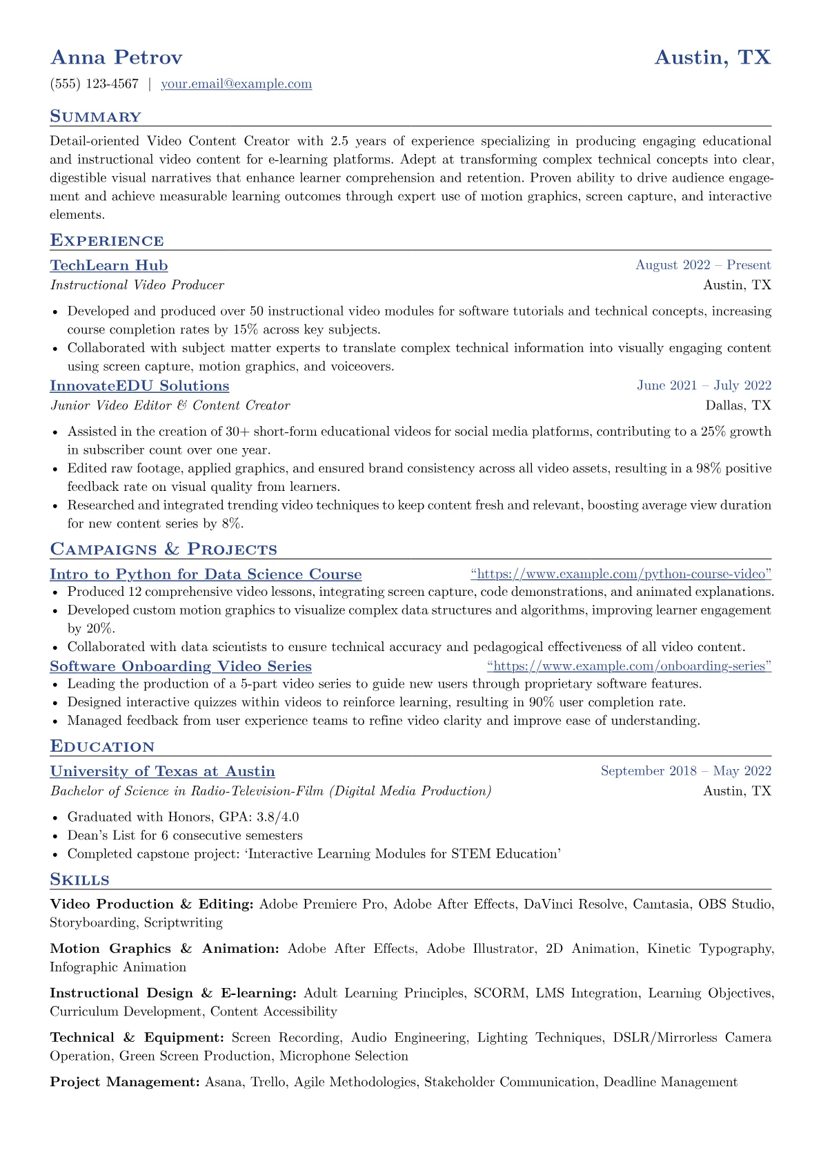 Educational Content version - Page 1