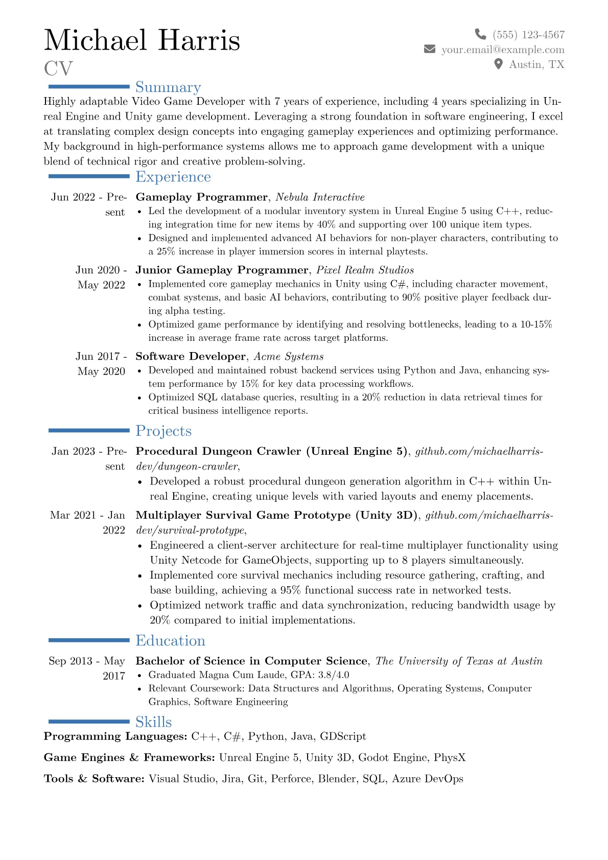 Career changer version - Page 1