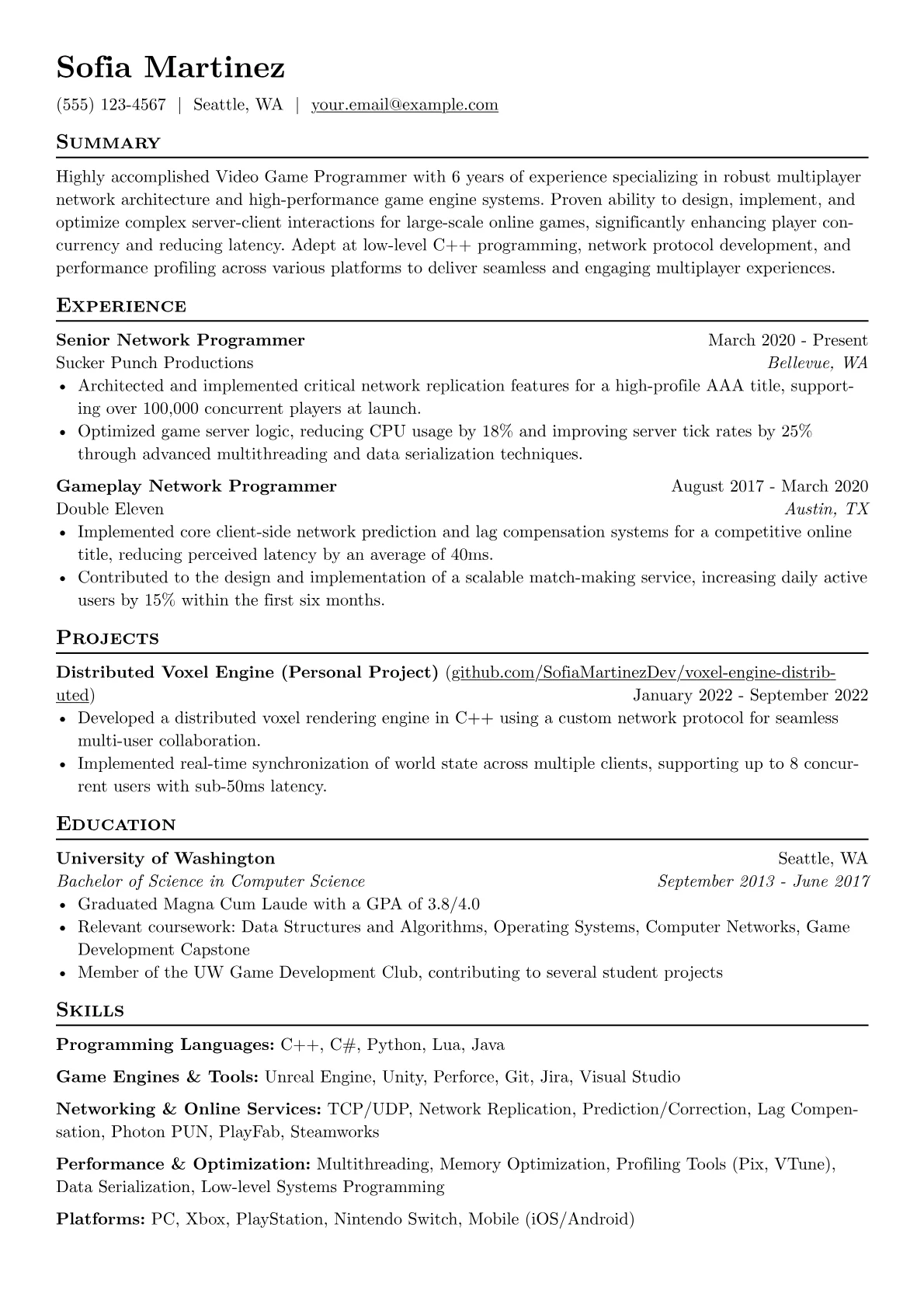 Video Game Programmer version - Page 1