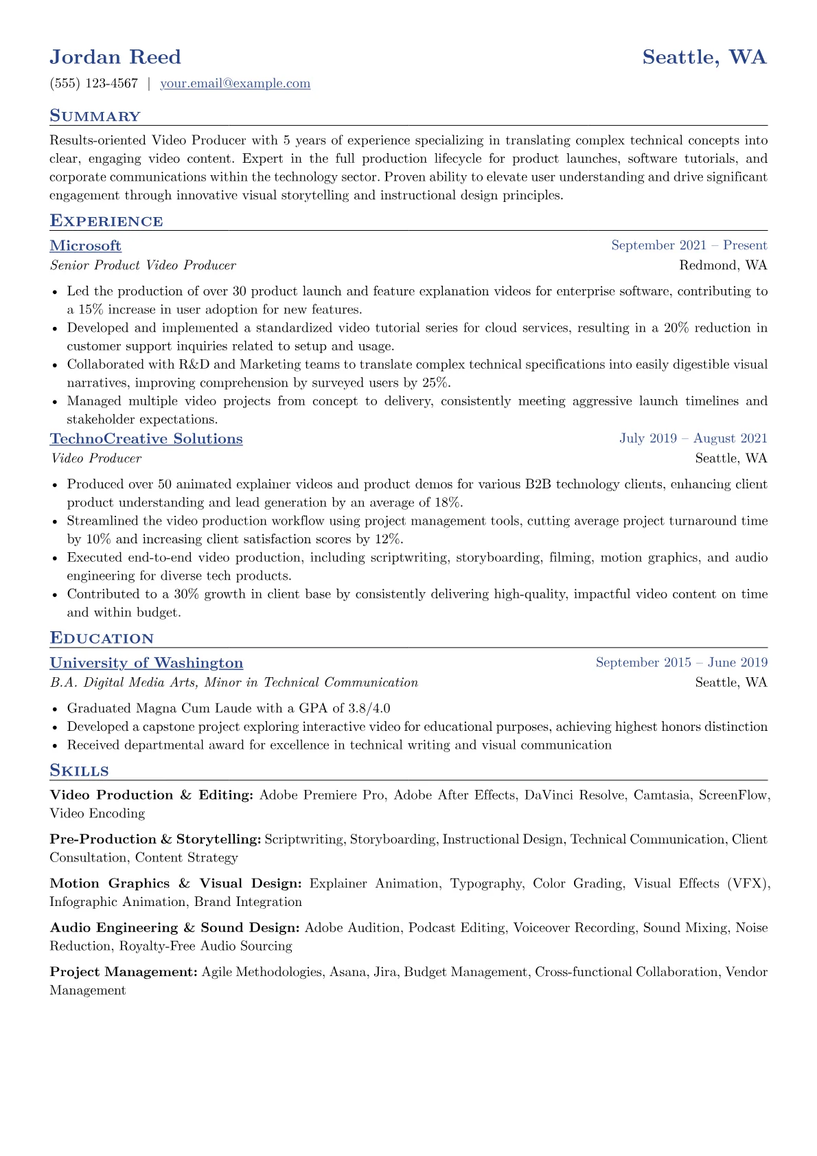 Tech/Product Explainer version - Page 1