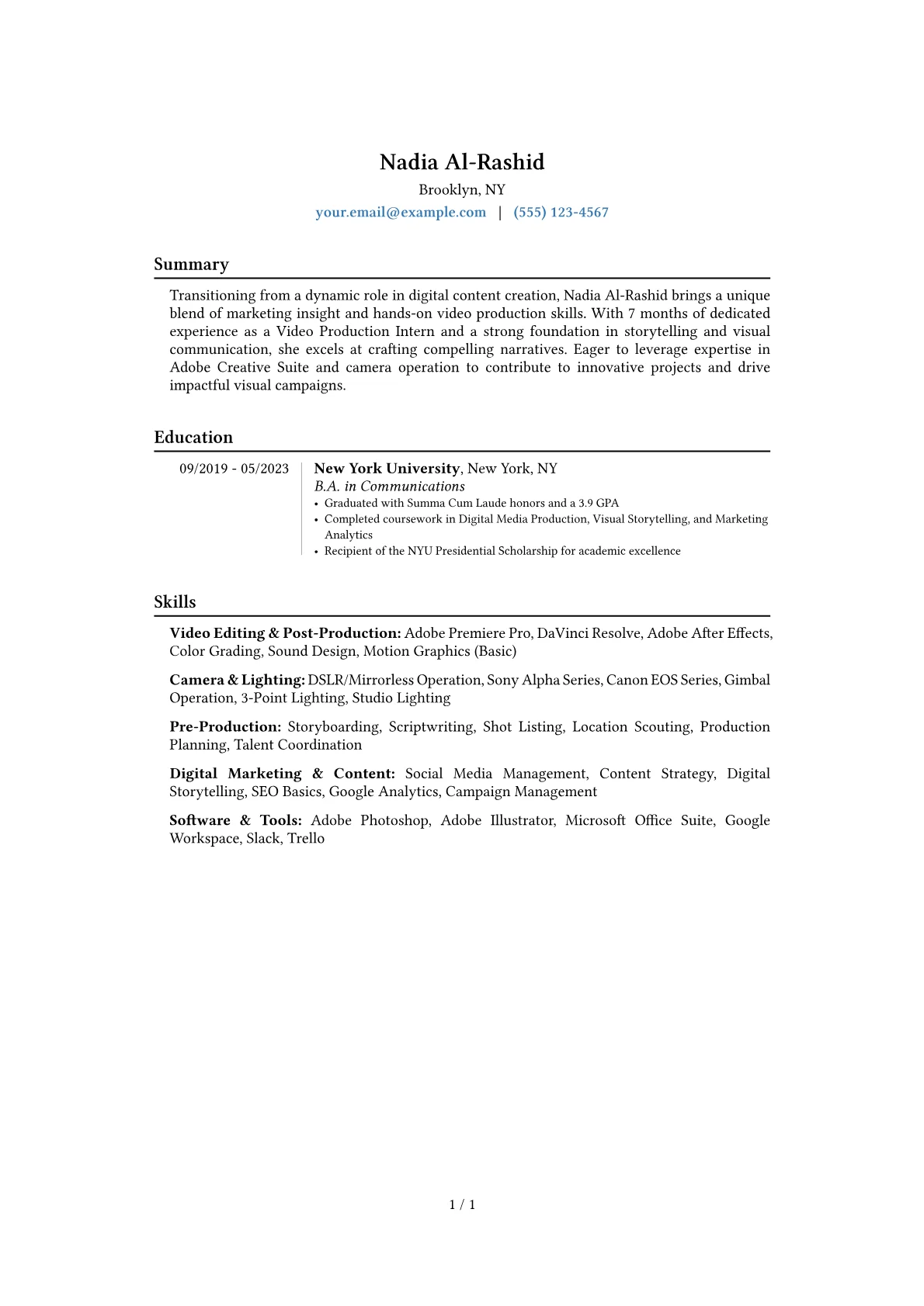 Career changer version - Page 1