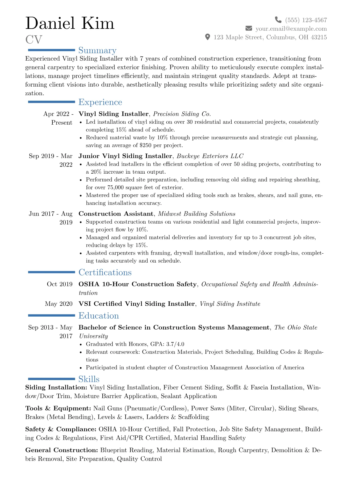 Career changer version - Page 1