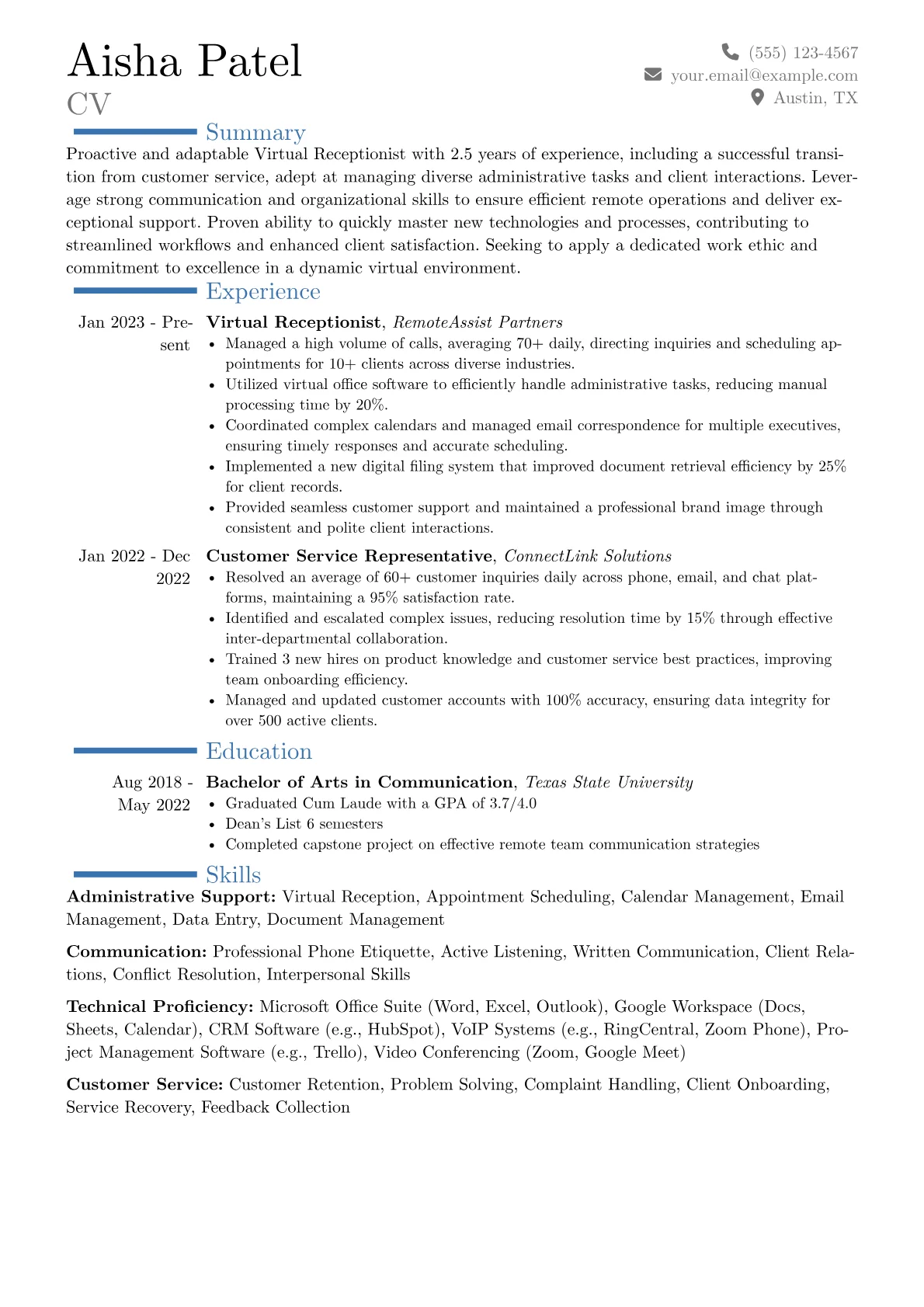 Career changer version - Page 1