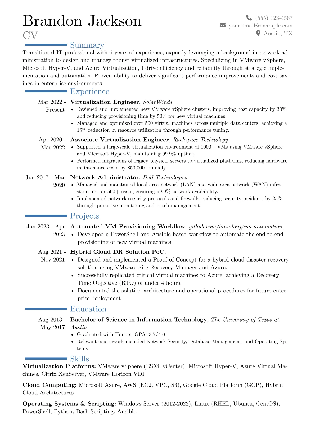 Career changer version - Page 1
