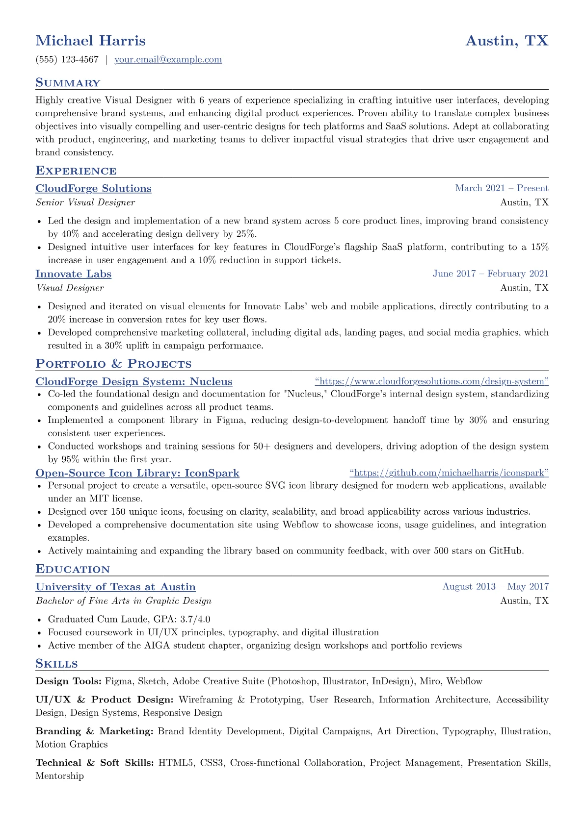 Design Tools version - Page 1