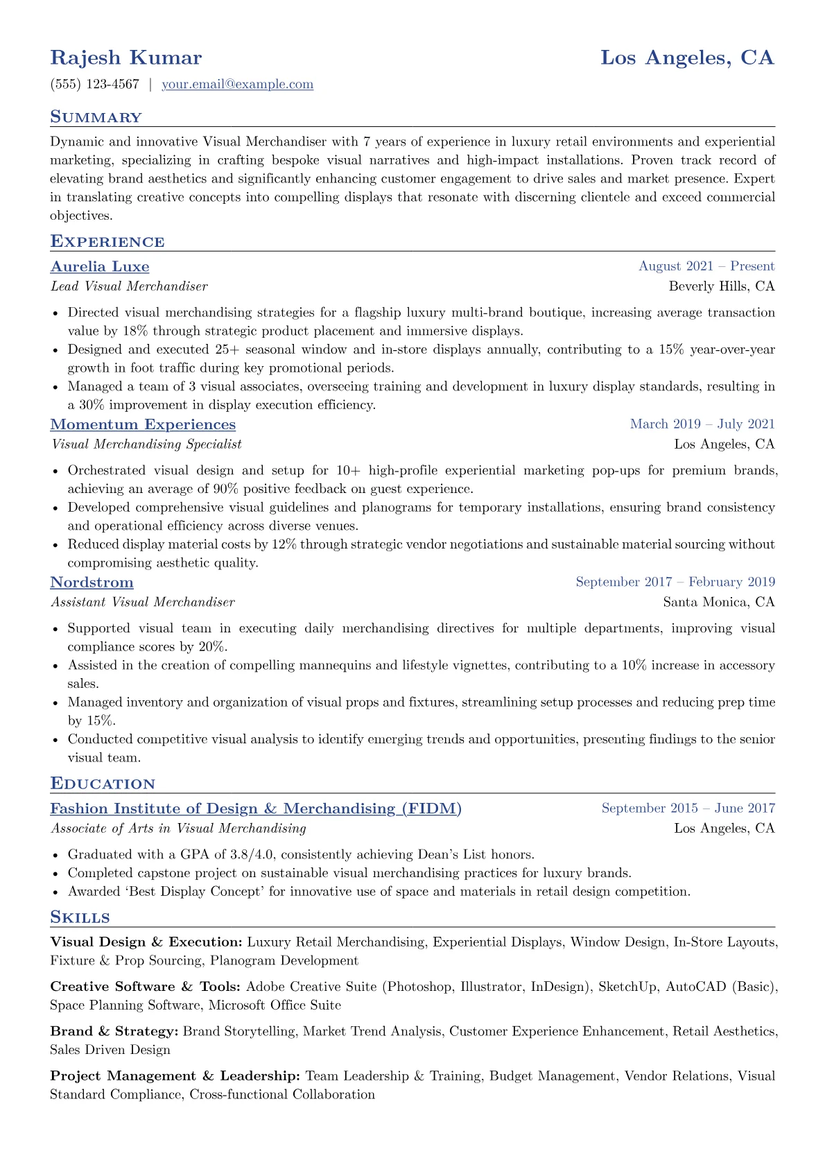 Luxury & Experiential version - Page 1