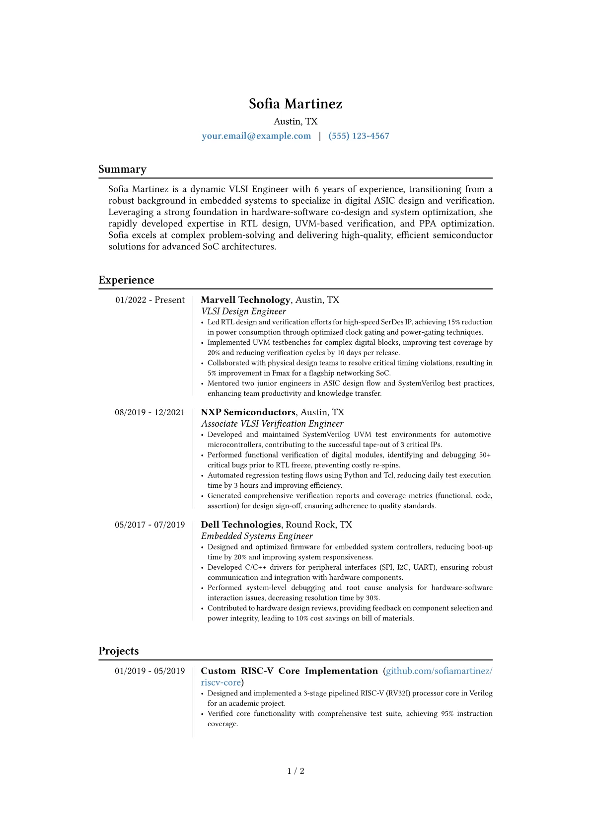 Career changer version - Page 1